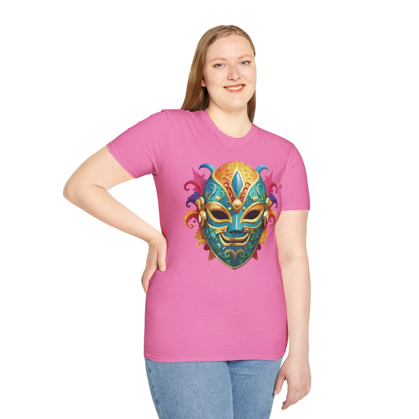 Mask Tee Shirt, Mask Shirt, Shirt with Mask, Masquerade Tees