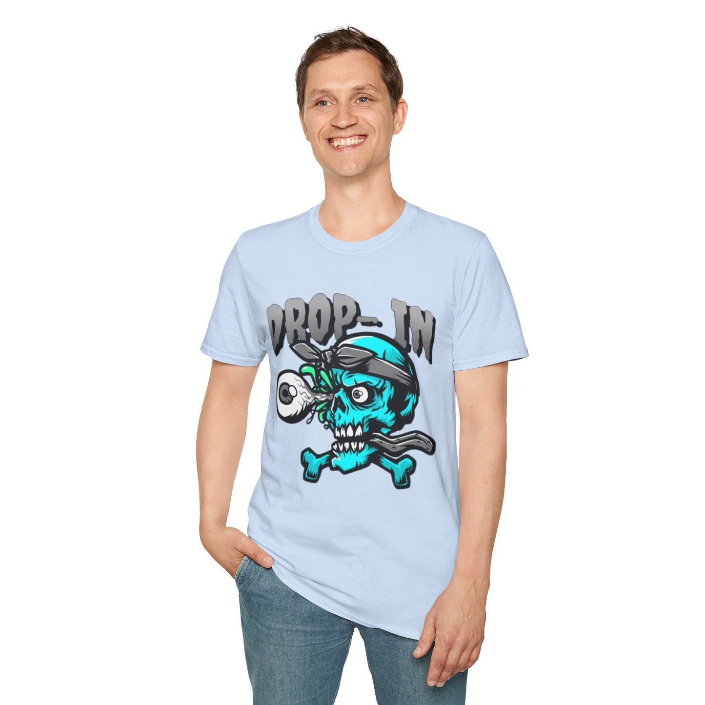 Skull Tee Shirt, Skeleton Shirt, Shirt with Skull, Shirt with Skeleton