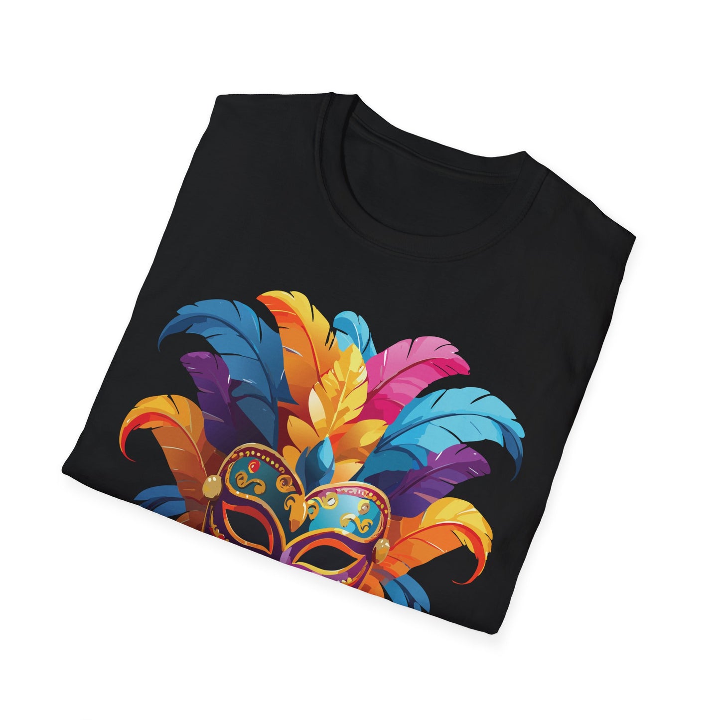 Mask Tee Shirt, Mask Shirt, Shirt with Mask, Masquerade Tees