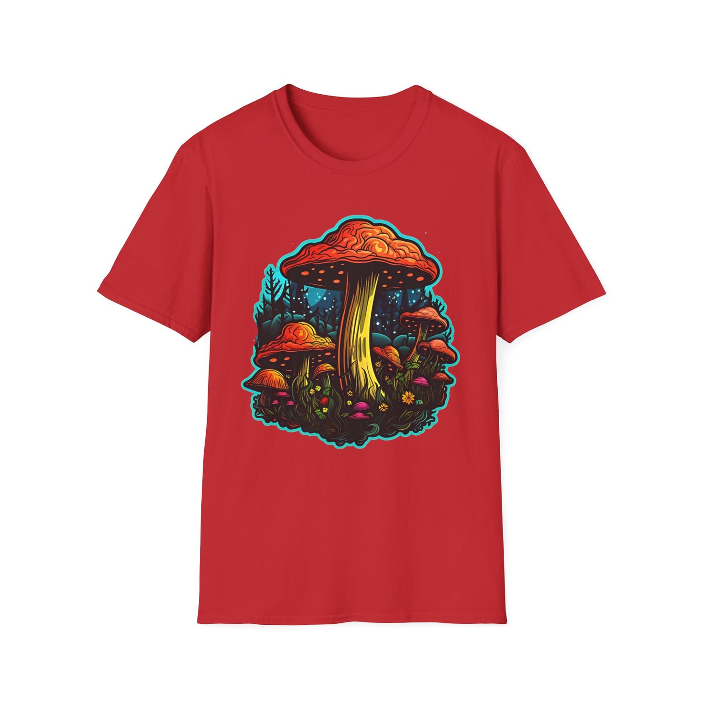 Mashroom Tee Shirt, Mashroom Shirt, Shirt with Funny Mashroom, Shirt with Fungus
