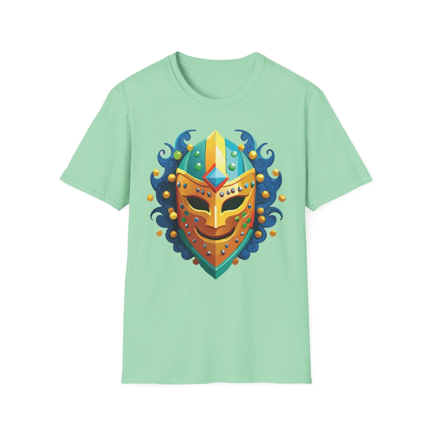 Mask Tee Shirt, Mask Shirt, Shirt with Mask, Masquerade Tees