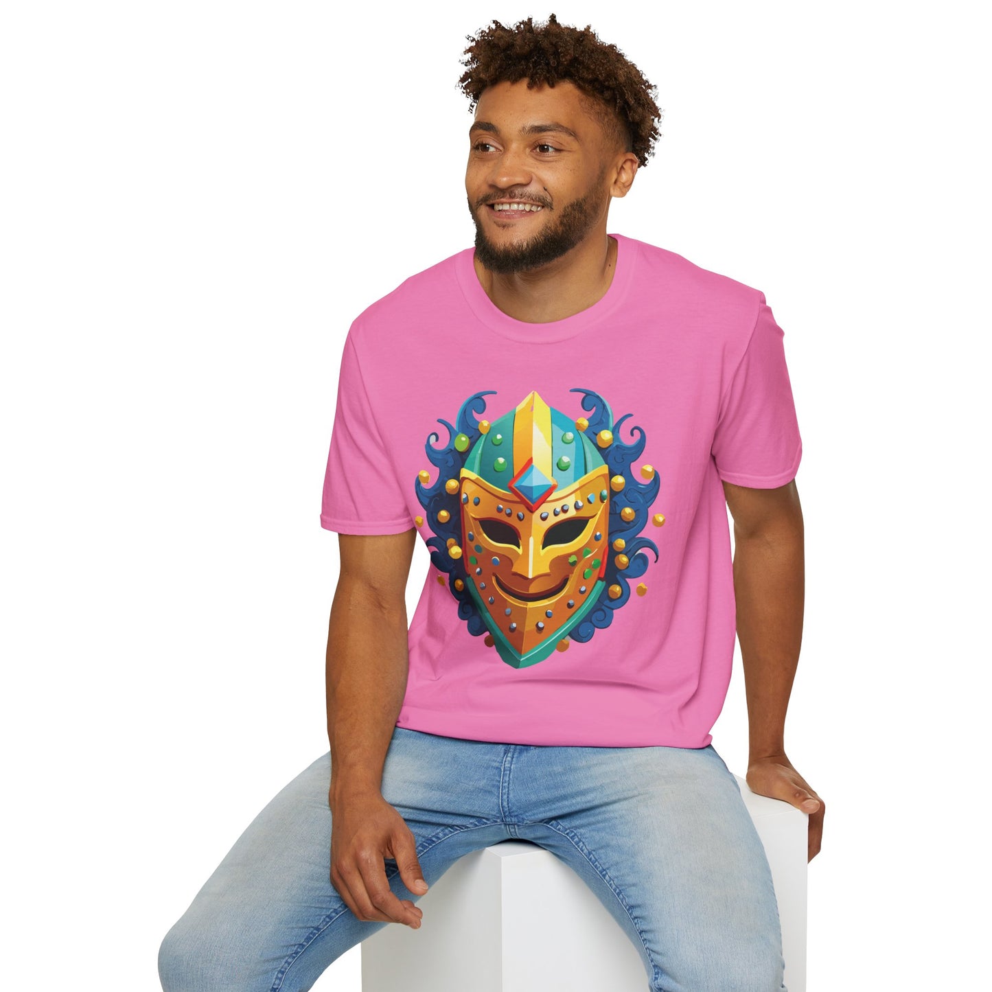 Mask Tee Shirt, Mask Shirt, Shirt with Mask, Masquerade Tees