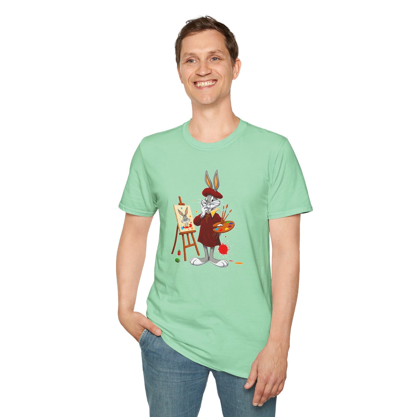 Bugs Bunny Shirt, Bugs Bunny T Shirt, Shirt with Bugs Bunny, T Shirt with Cartoon, Cartoon on T Shirt, Animation Shirt