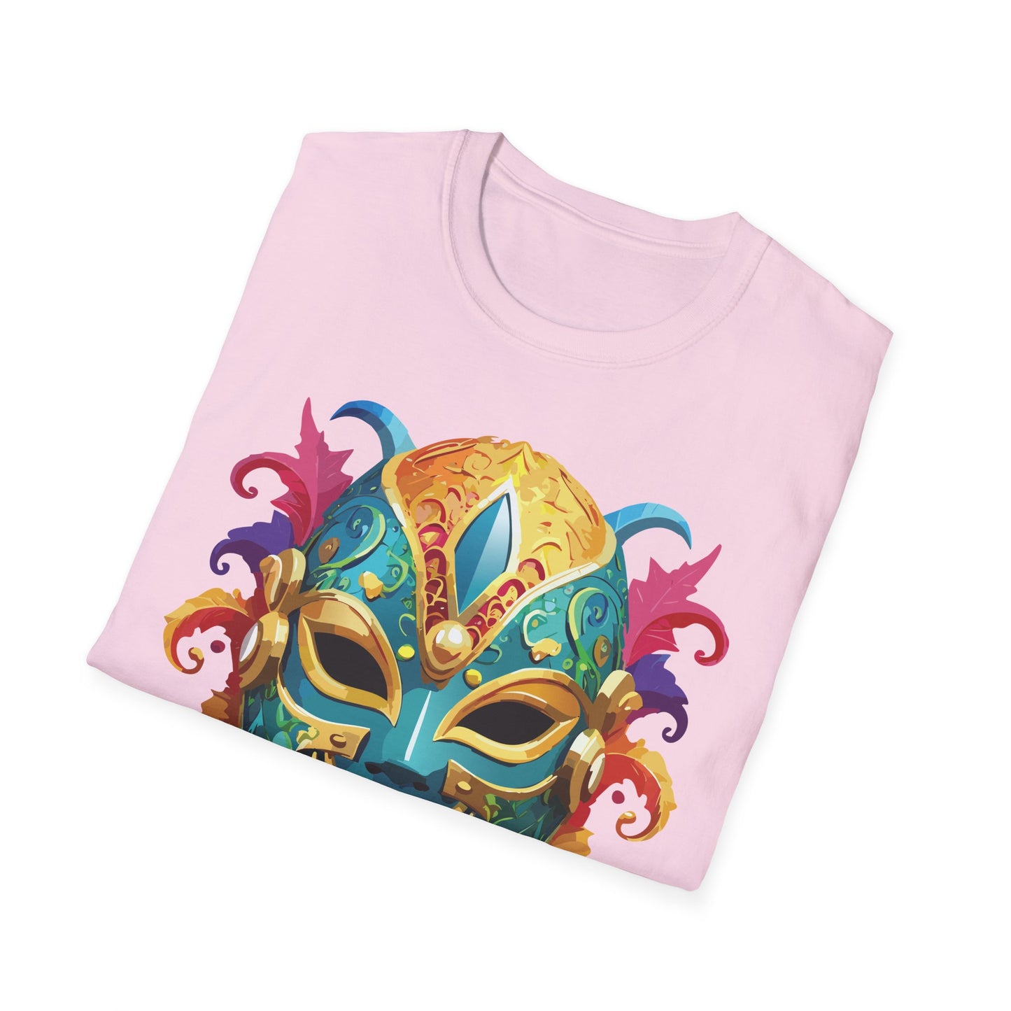 Mask Tee Shirt, Mask Shirt, Shirt with Mask, Masquerade Tees