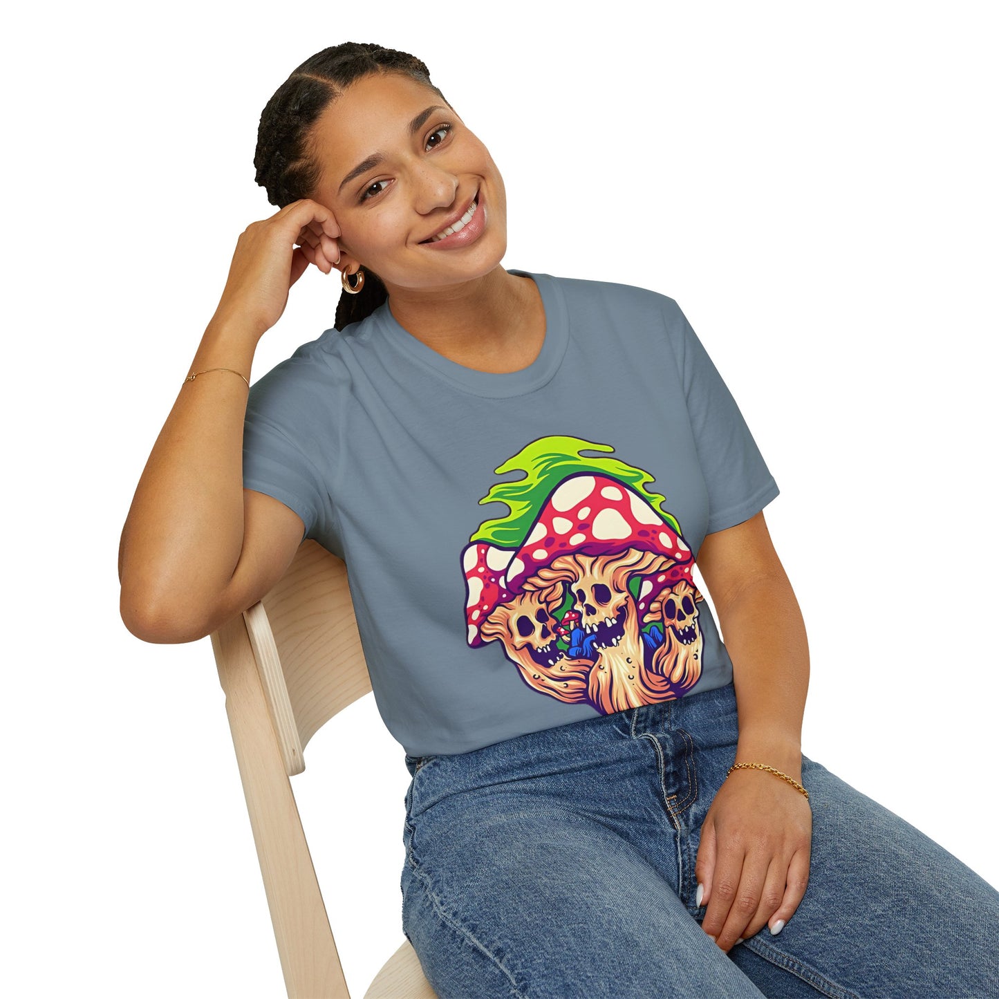 Mashroom Tee Shirt, Mashroom Shirt, Shirt with Funny Mashroom, Shirt with Fungus