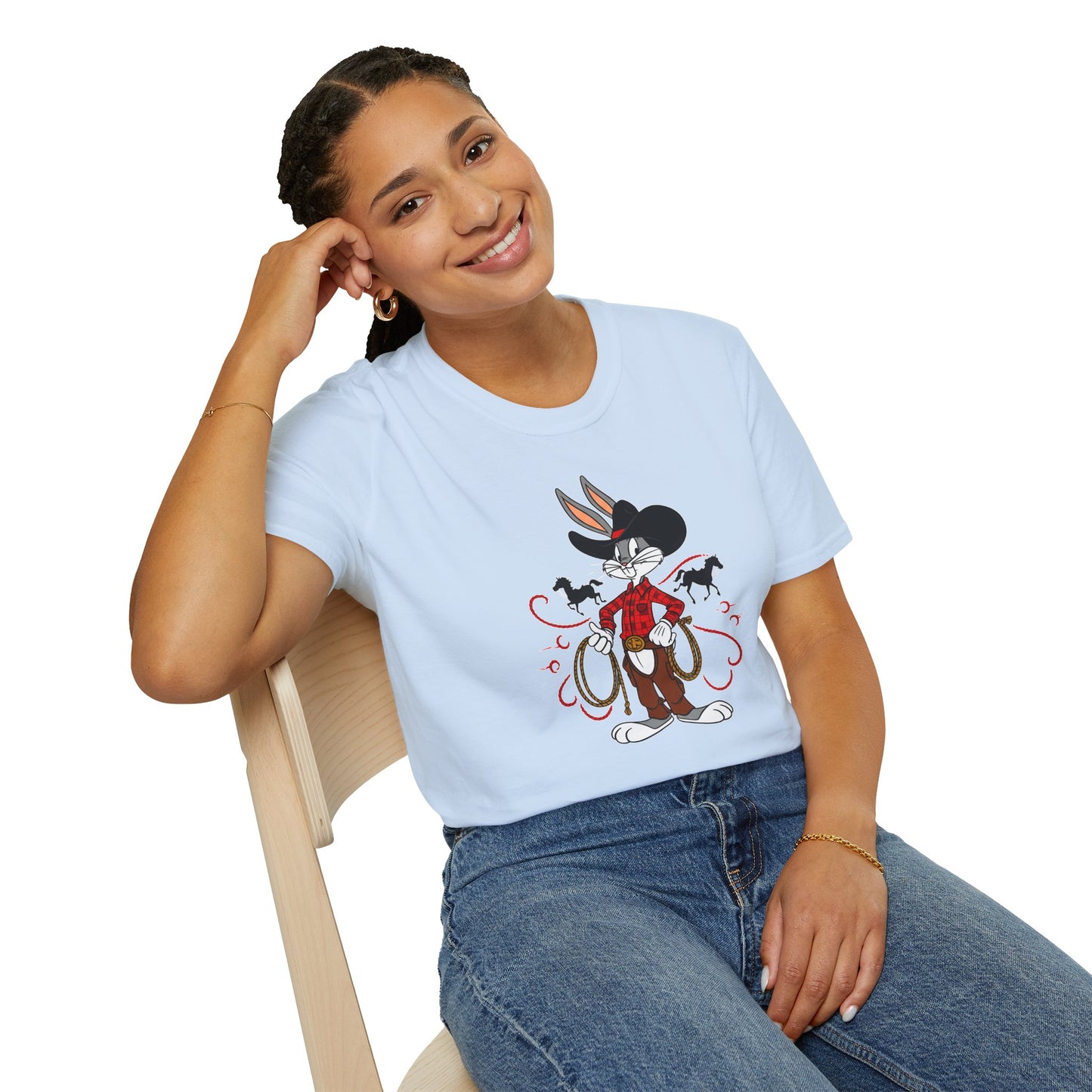 Bugs Bunny Shirt, Bugs Bunny T Shirt, Shirt with Bugs Bunny, T Shirt with Cartoon, Cartoon on T Shirt, Animation Shirt