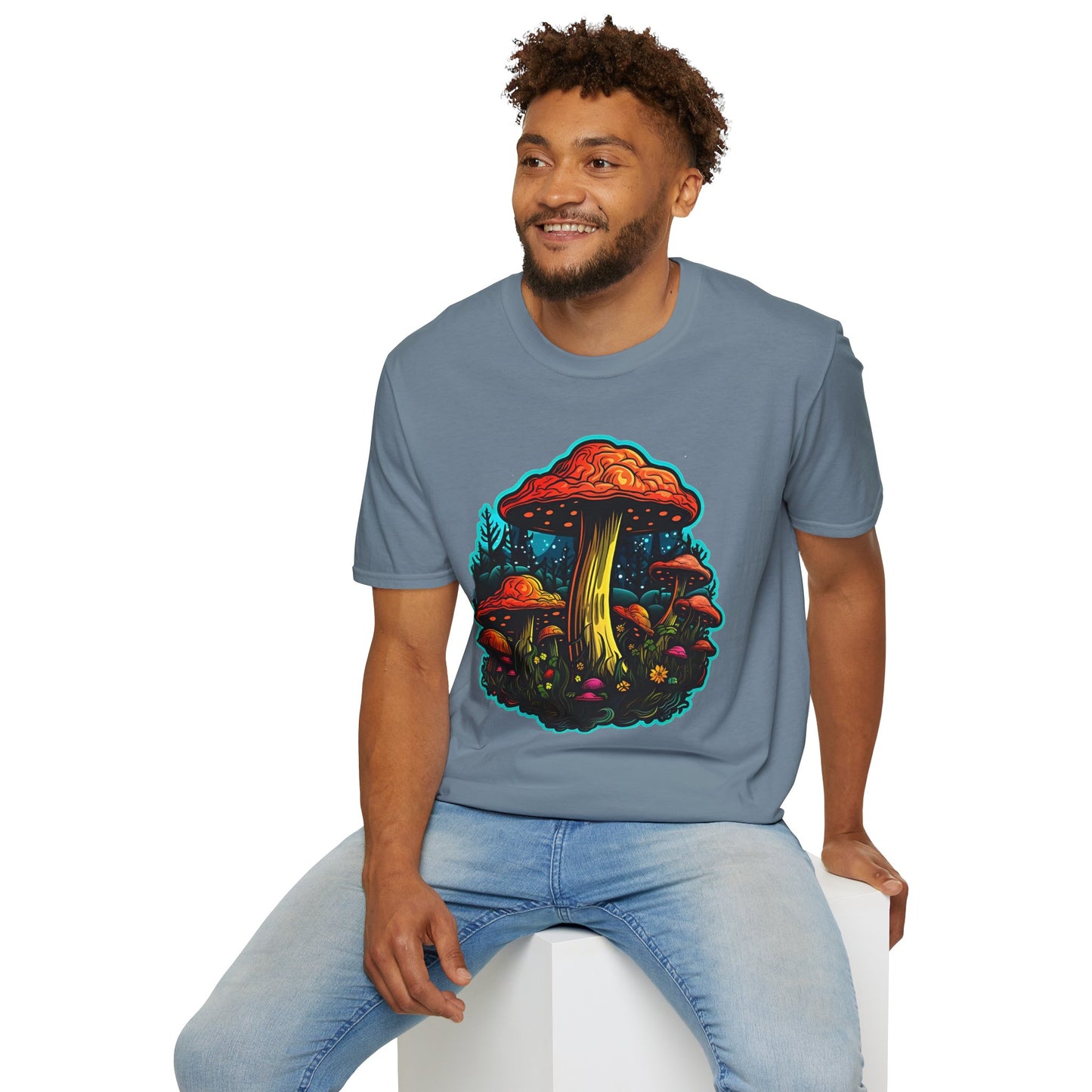 Mashroom Tee Shirt, Mashroom Shirt, Shirt with Funny Mashroom, Shirt with Fungus
