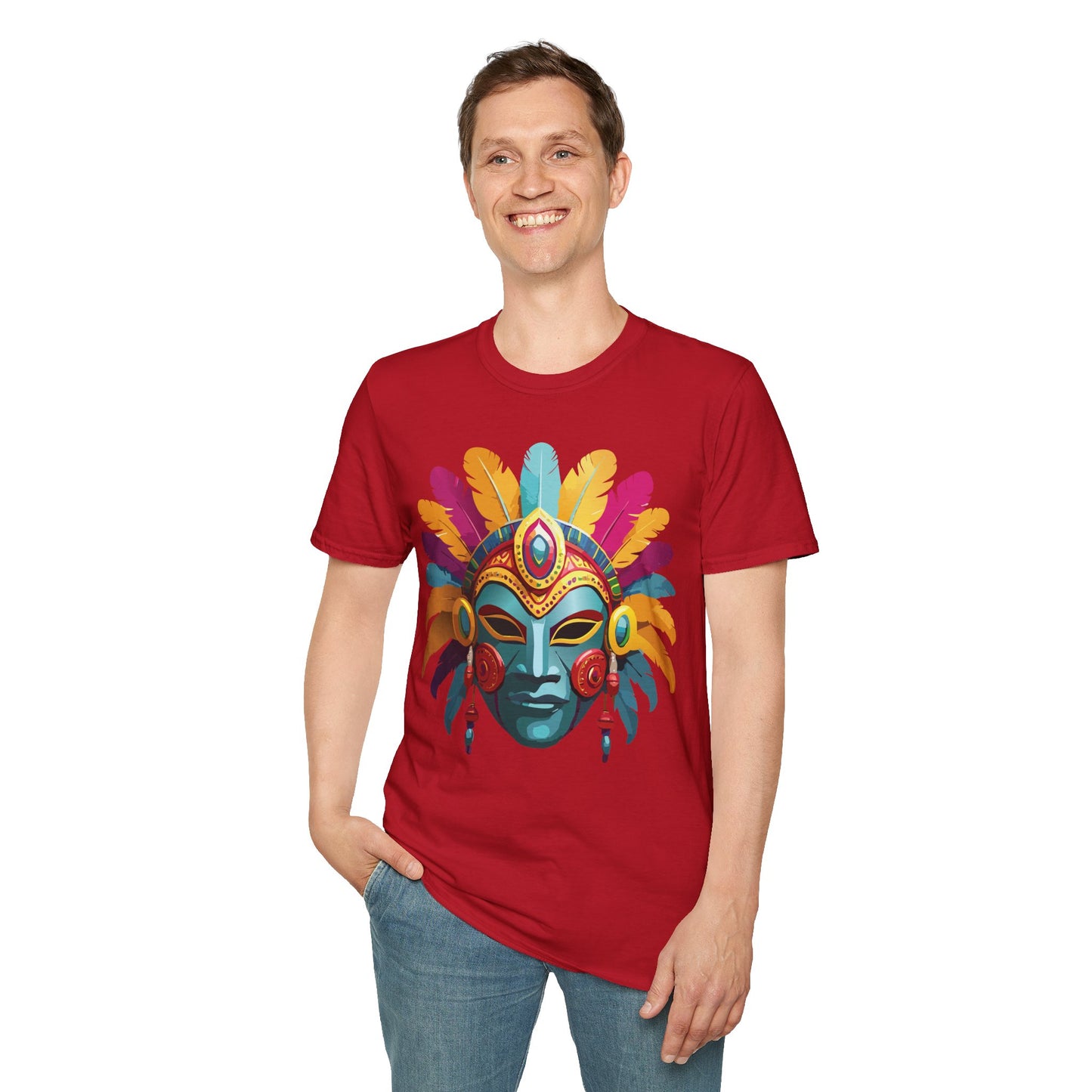 Mask Tee Shirt, Mask Shirt, Shirt with Mask, Masquerade Tees