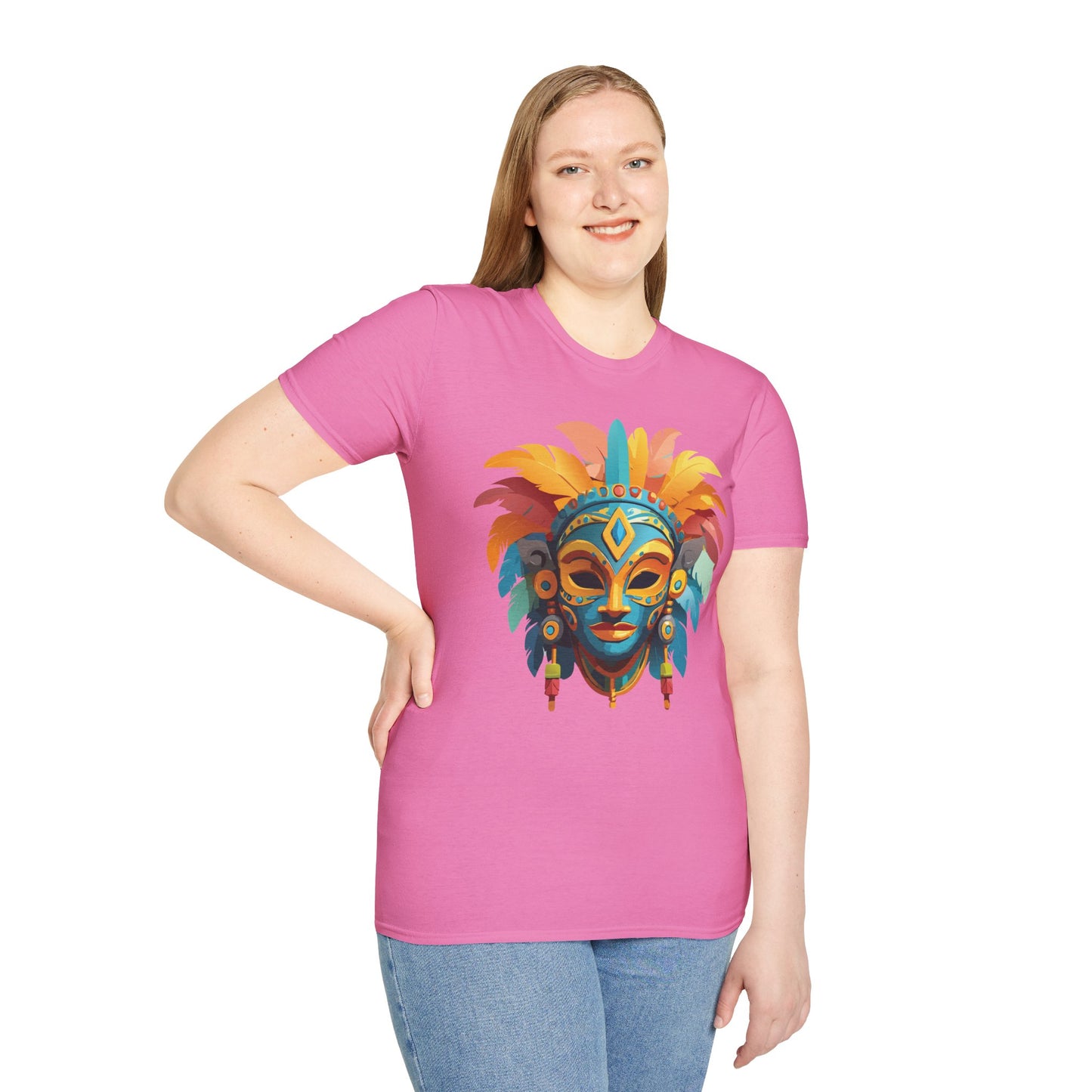 Mask Tee Shirt, Mask Shirt, Shirt with Mask, Masquerade Tees