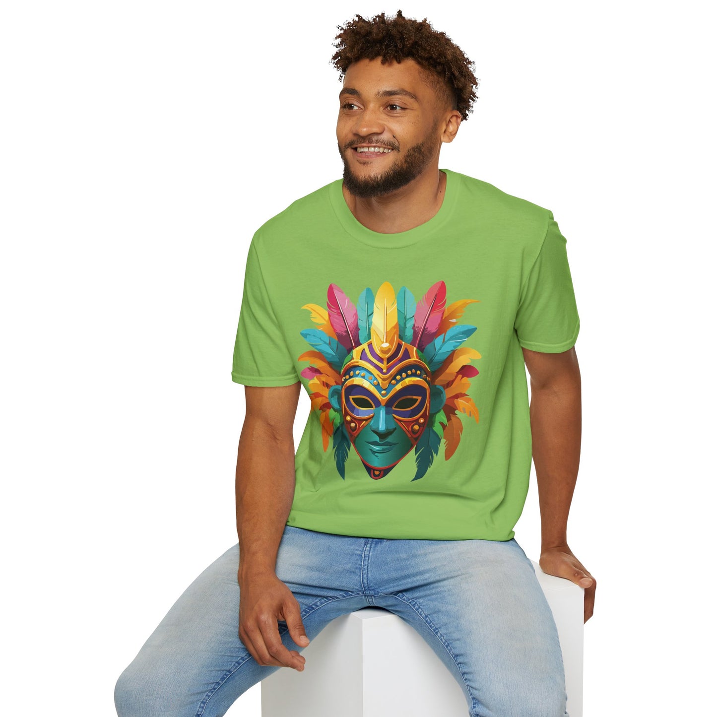 Mask Tee Shirt, Mask Shirt, Shirt with Mask, Masquerade Tees