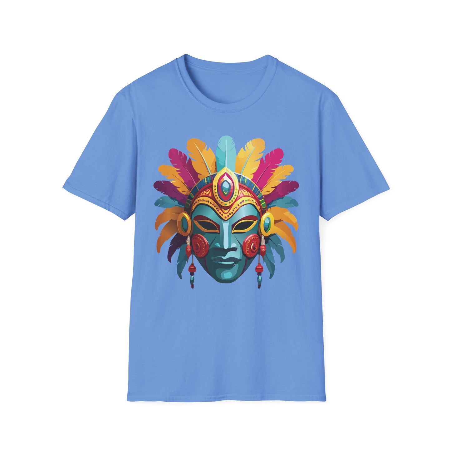 Mask Tee Shirt, Mask Shirt, Shirt with Mask, Masquerade Tees