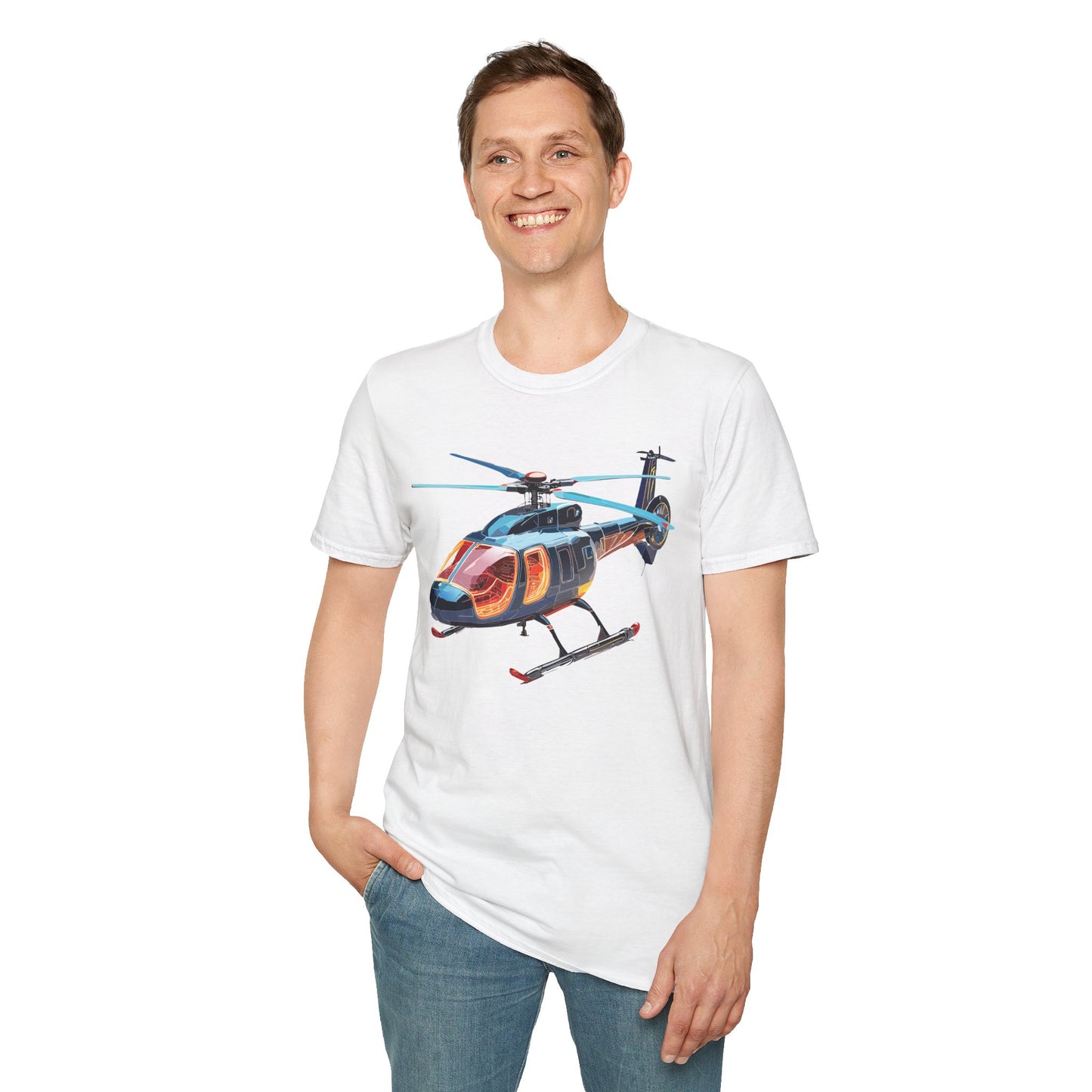 Chopper Shirt, Helicopter Shirt, Shirt with Helicopter, T Shirt with Chopper