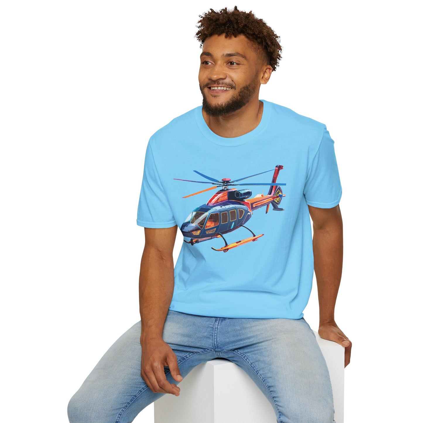 Chopper Shirt, Helicopter Shirt, Shirt with Helicopter, T Shirt with Chopper