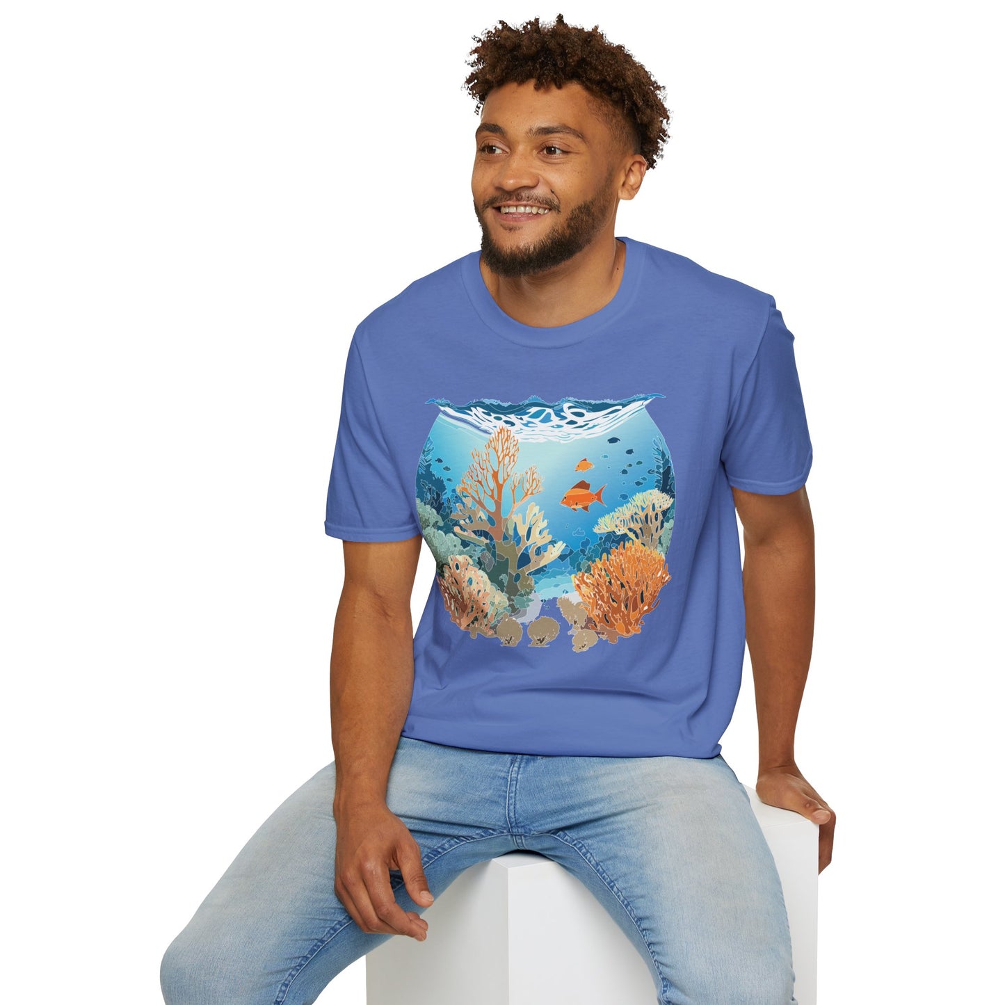 Ocean Tee Shirt, Ocean Shirt, Shirt with Ocean, U boat Tees, Shirt with U-Boat