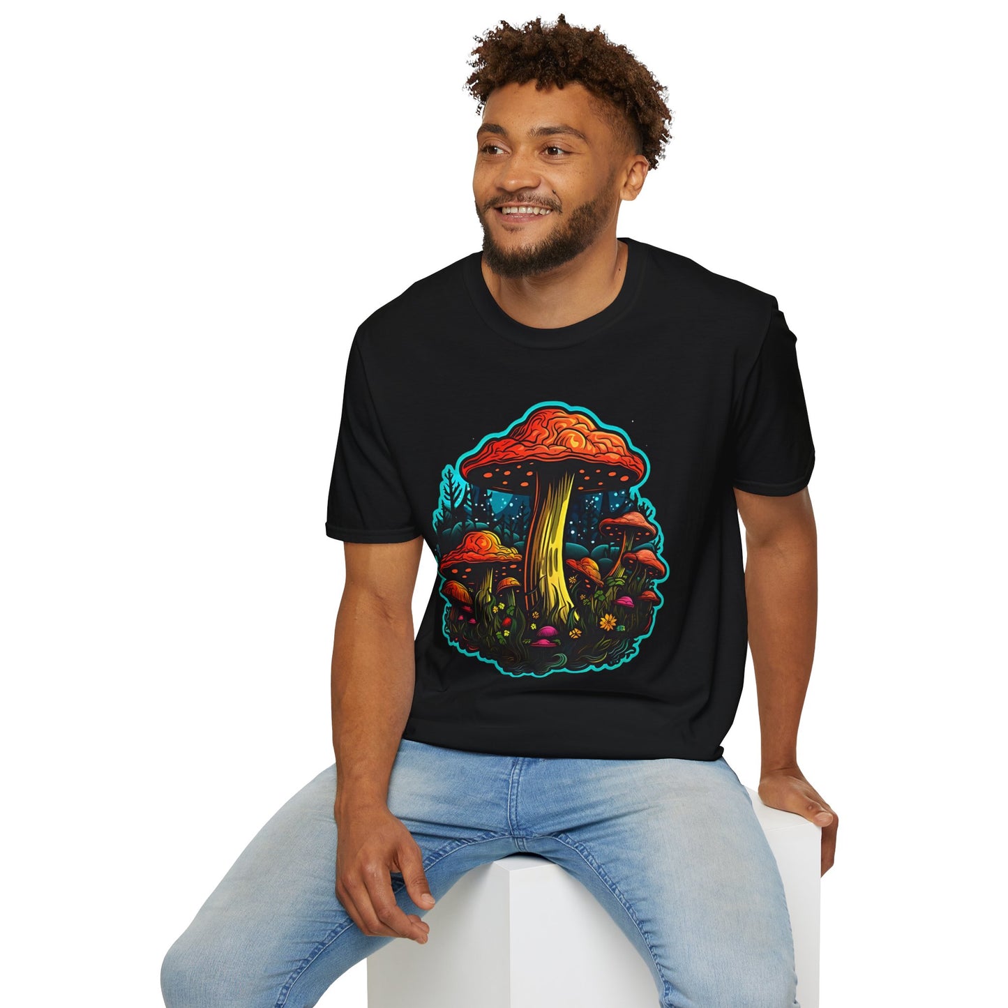 Mashroom Tee Shirt, Mashroom Shirt, Shirt with Funny Mashroom, Shirt with Fungus