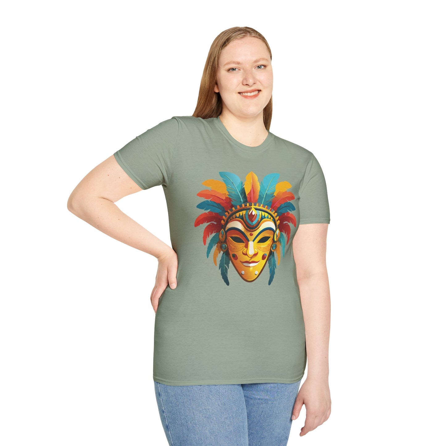 Mask Tee Shirt, Mask Shirt, Shirt with Mask, Masquerade Tees