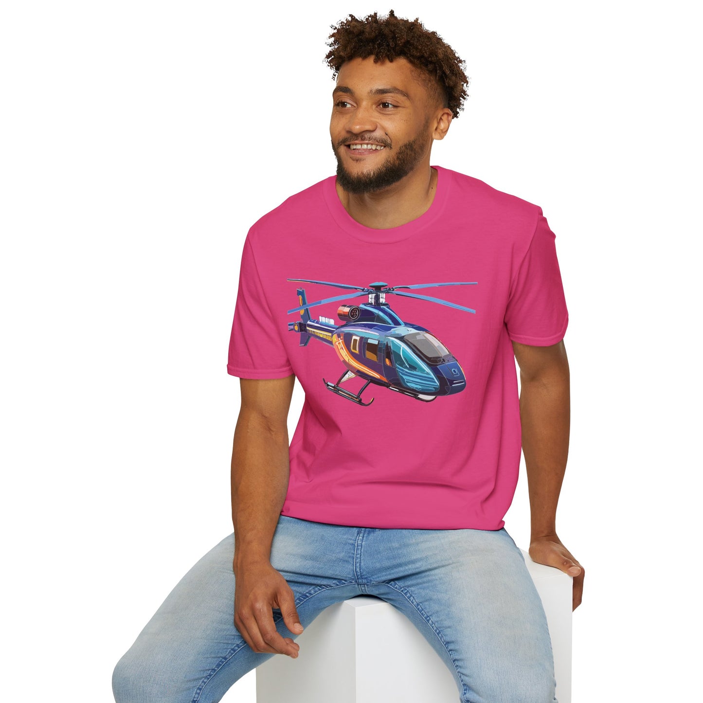 Chopper Shirt, Helicopter Shirt, Shirt with Helicopter, T Shirt with Chopper