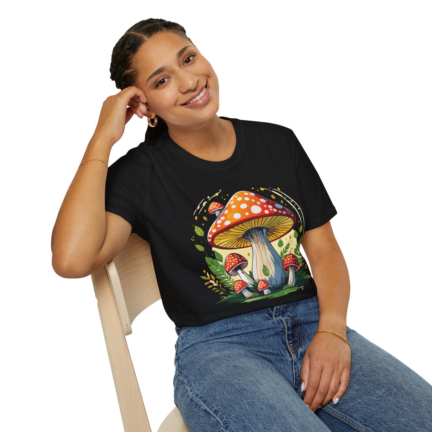 Mashroom Tee Shirt, Mashroom Shirt, Shirt with Funny Mashroom, Shirt with Fungus