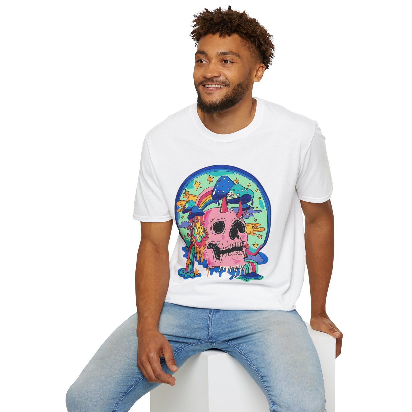 Skull Tee Shirt, Skeleton Shirt, Shirt with Skull, Shirt with Skeleton
