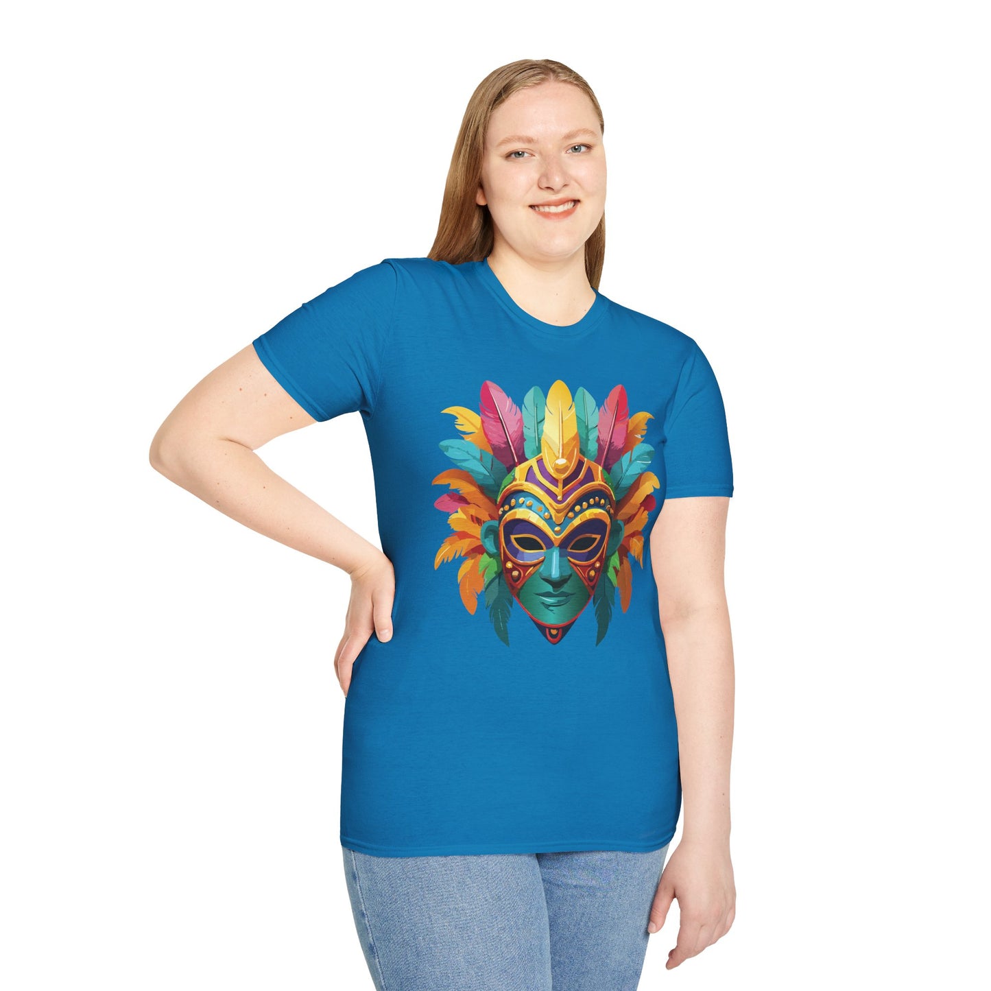 Mask Tee Shirt, Mask Shirt, Shirt with Mask, Masquerade Tees