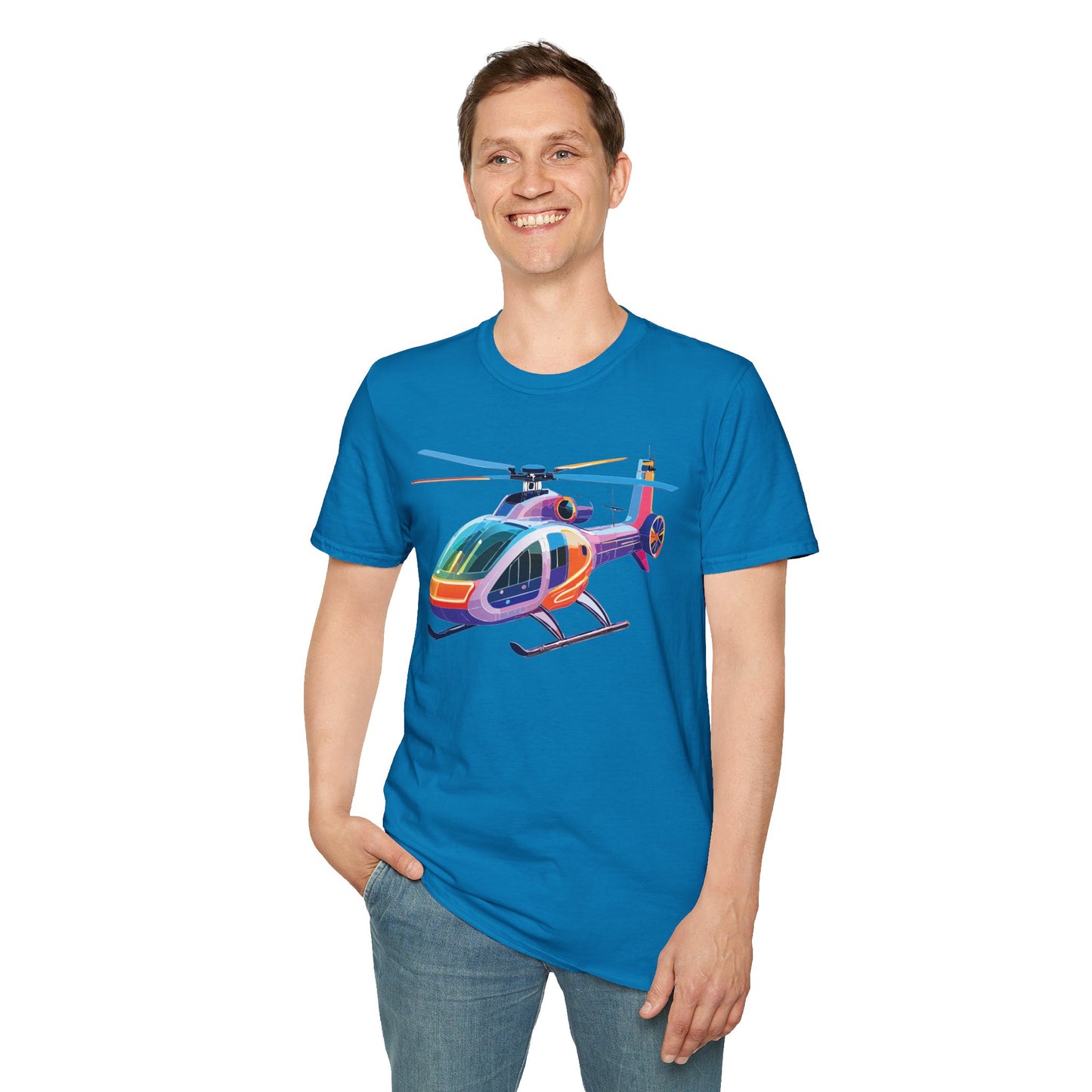 Chopper Shirt, Helicopter Shirt, Shirt with Helicopter, T Shirt with Chopper
