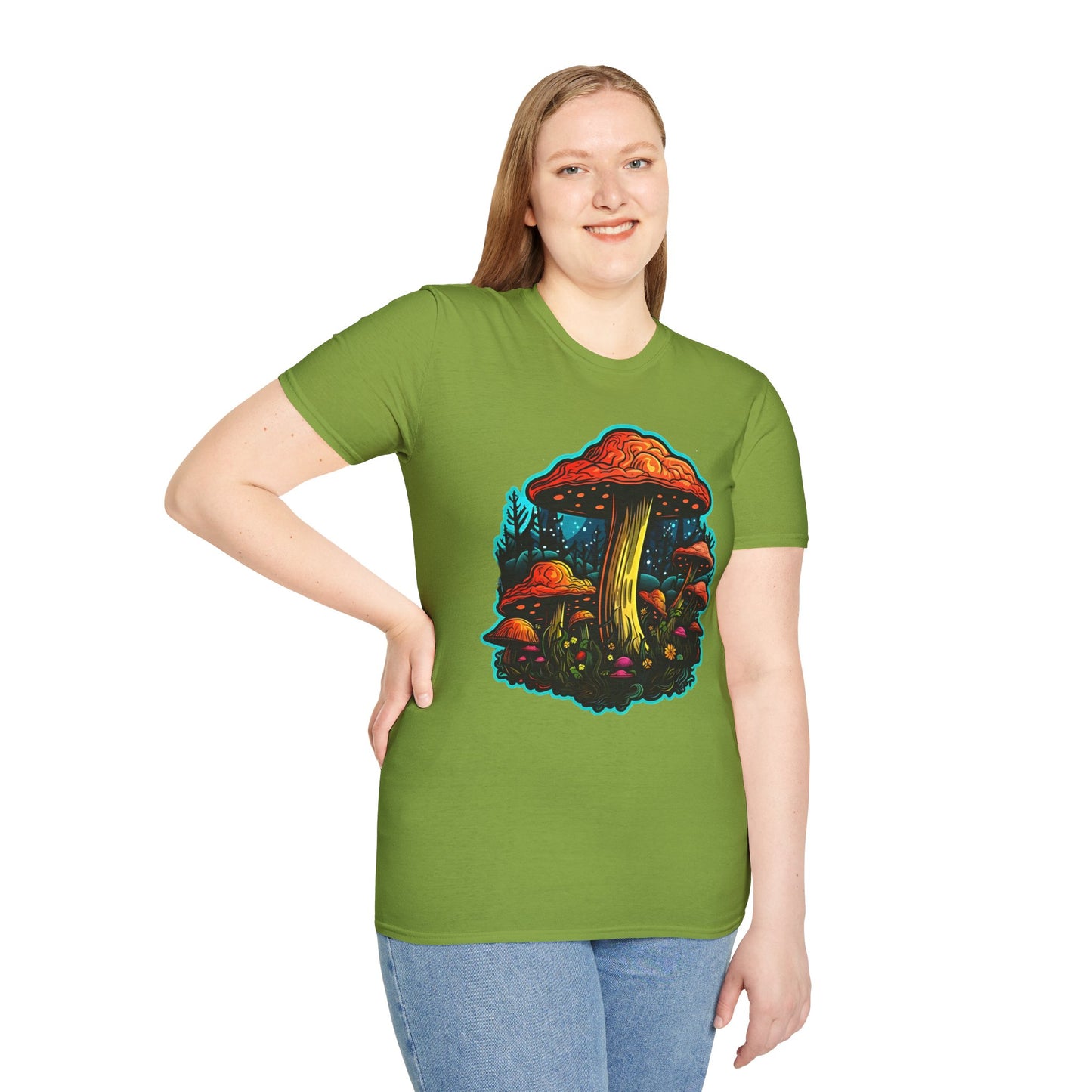 Mashroom Tee Shirt, Mashroom Shirt, Shirt with Funny Mashroom, Shirt with Fungus