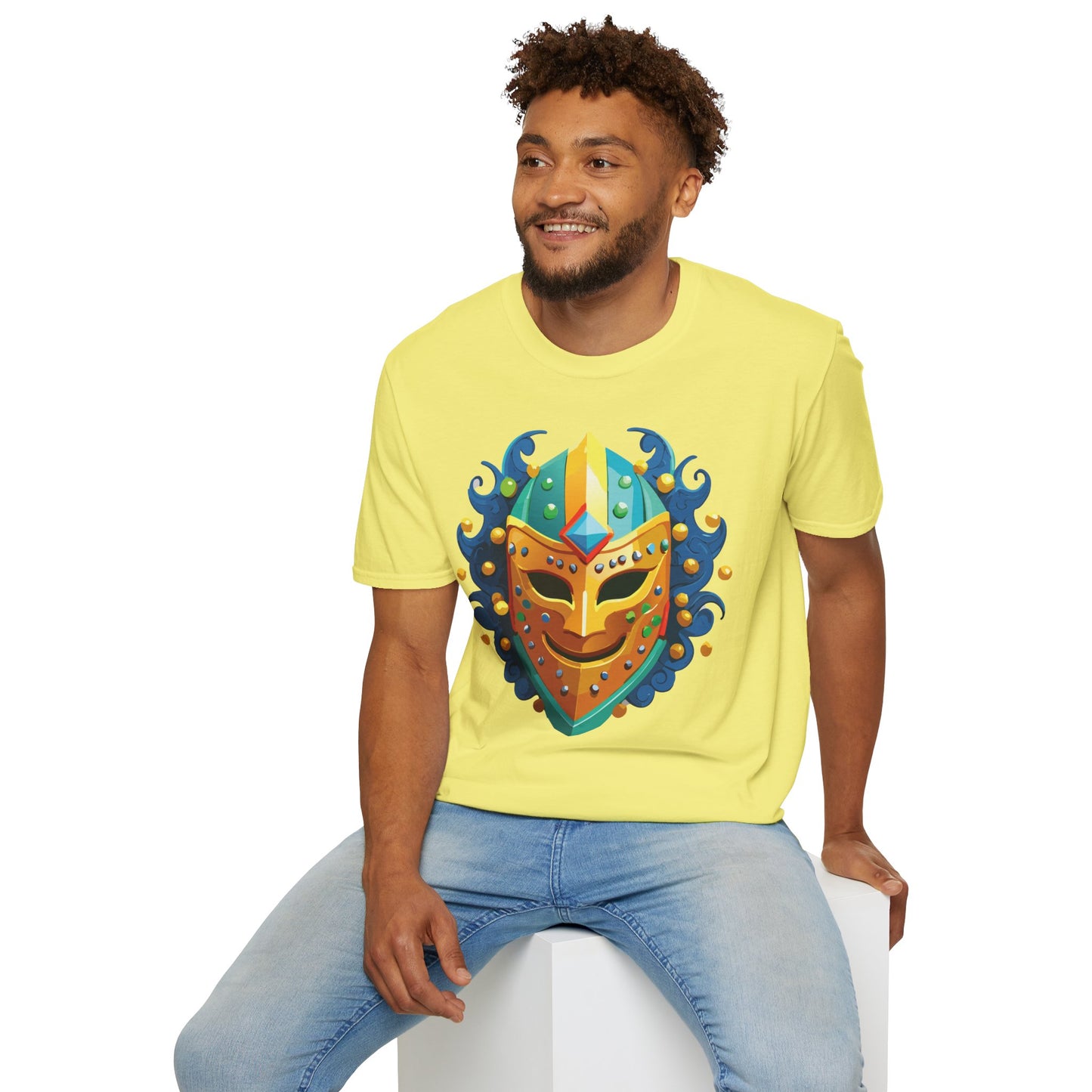 Mask Tee Shirt, Mask Shirt, Shirt with Mask, Masquerade Tees
