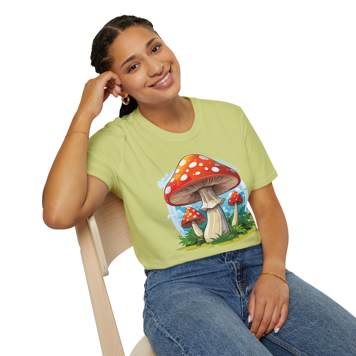 Mashroom Tee Shirt, Mashroom Shirt, Shirt with Funny Mashroom, Shirt with Fungus