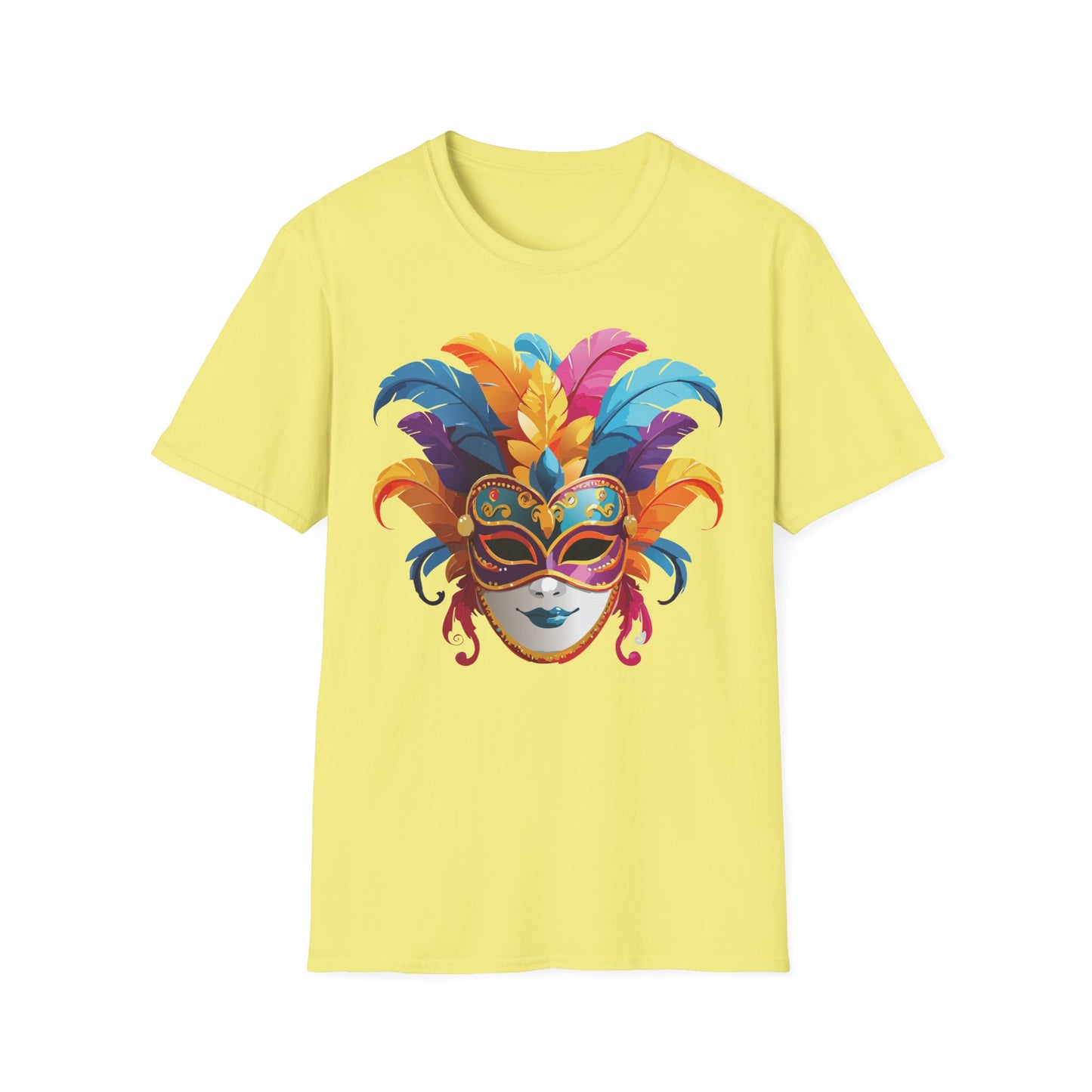Mask Tee Shirt, Mask Shirt, Shirt with Mask, Masquerade Tees