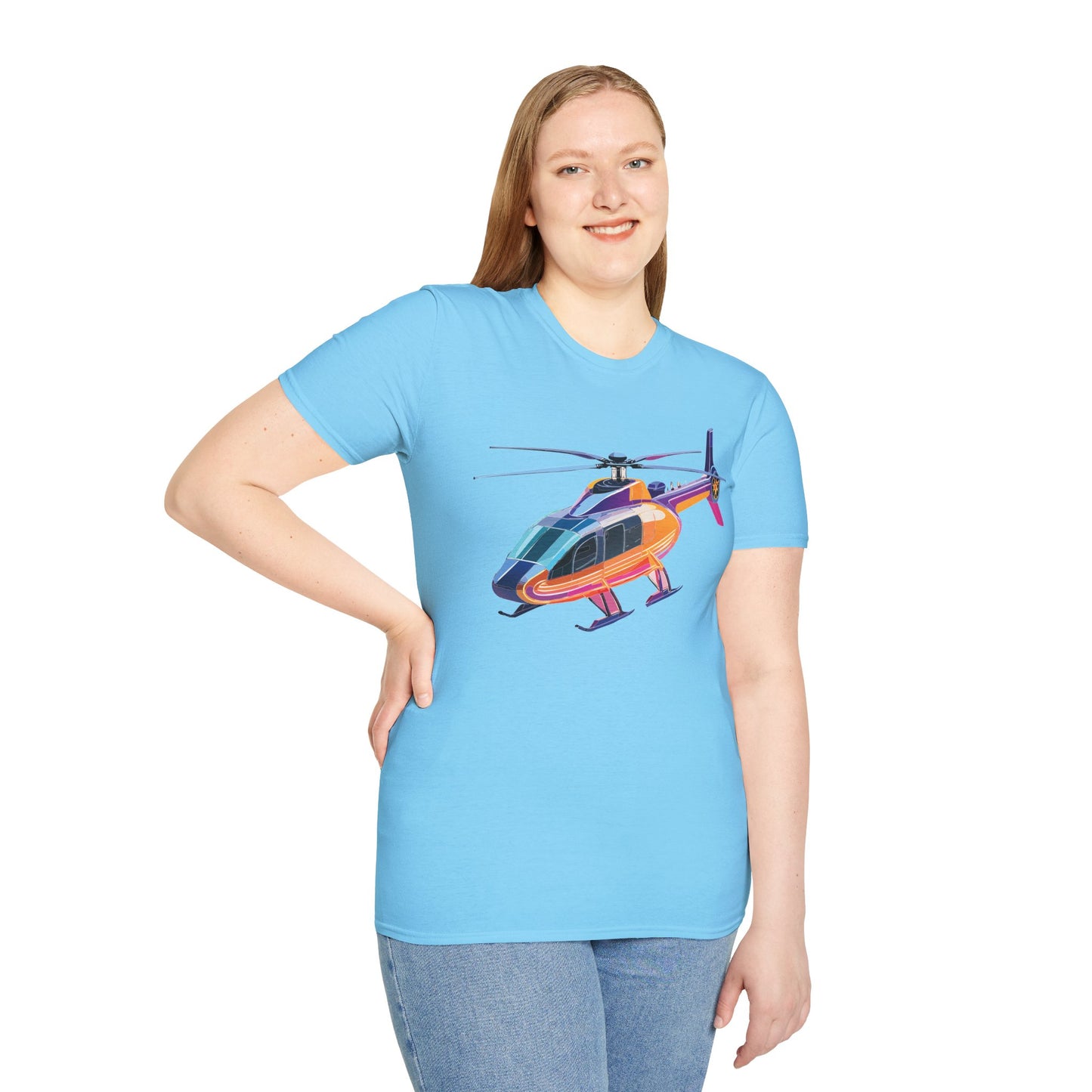 Chopper Shirt, Helicopter Shirt, Shirt with Helicopter, T Shirt with Chopper