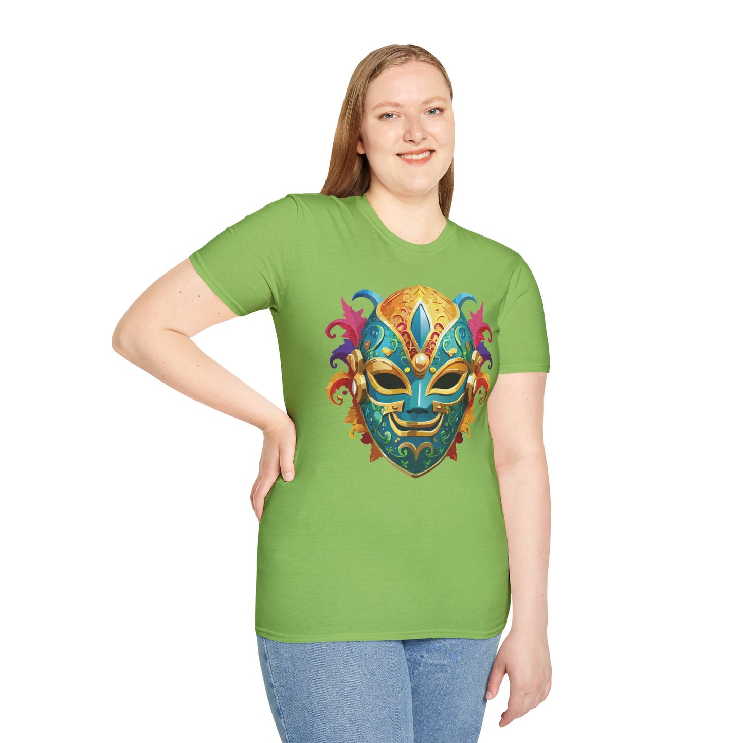 Mask Tee Shirt, Mask Shirt, Shirt with Mask, Masquerade Tees