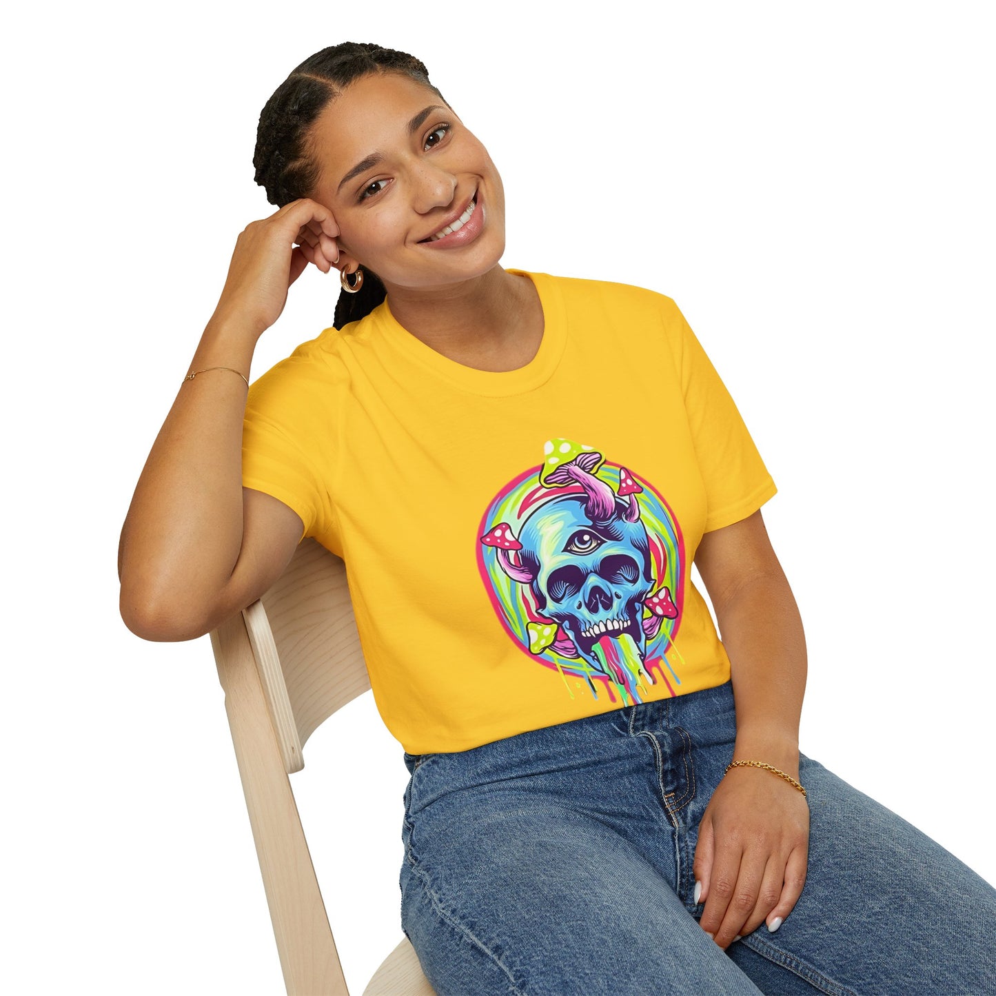 Skull Tee Shirt, Skeleton Shirt, Shirt with Skull, Shirt with Skeleton