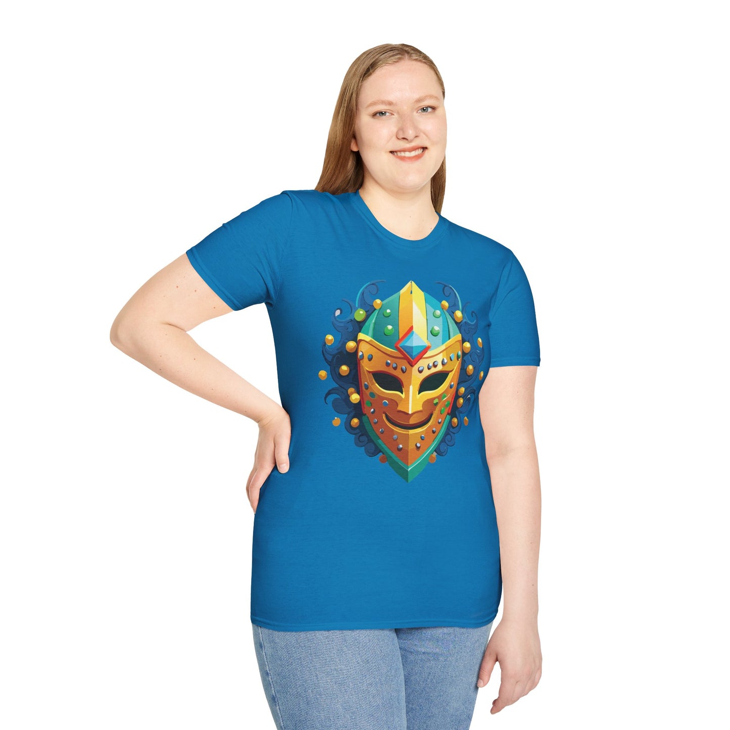Mask Tee Shirt, Mask Shirt, Shirt with Mask, Masquerade Tees