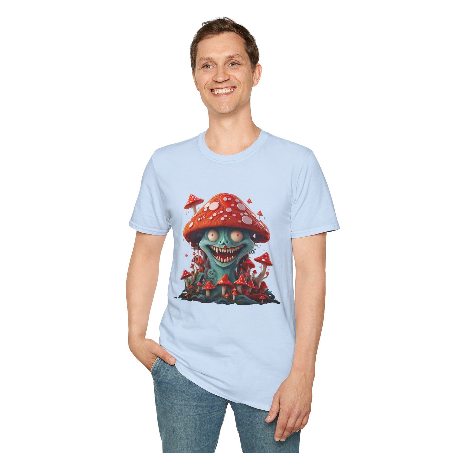 Mashroom Tee Shirt, Mashroom Shirt, Shirt with Funny Mashroom, Shirt with Fungus