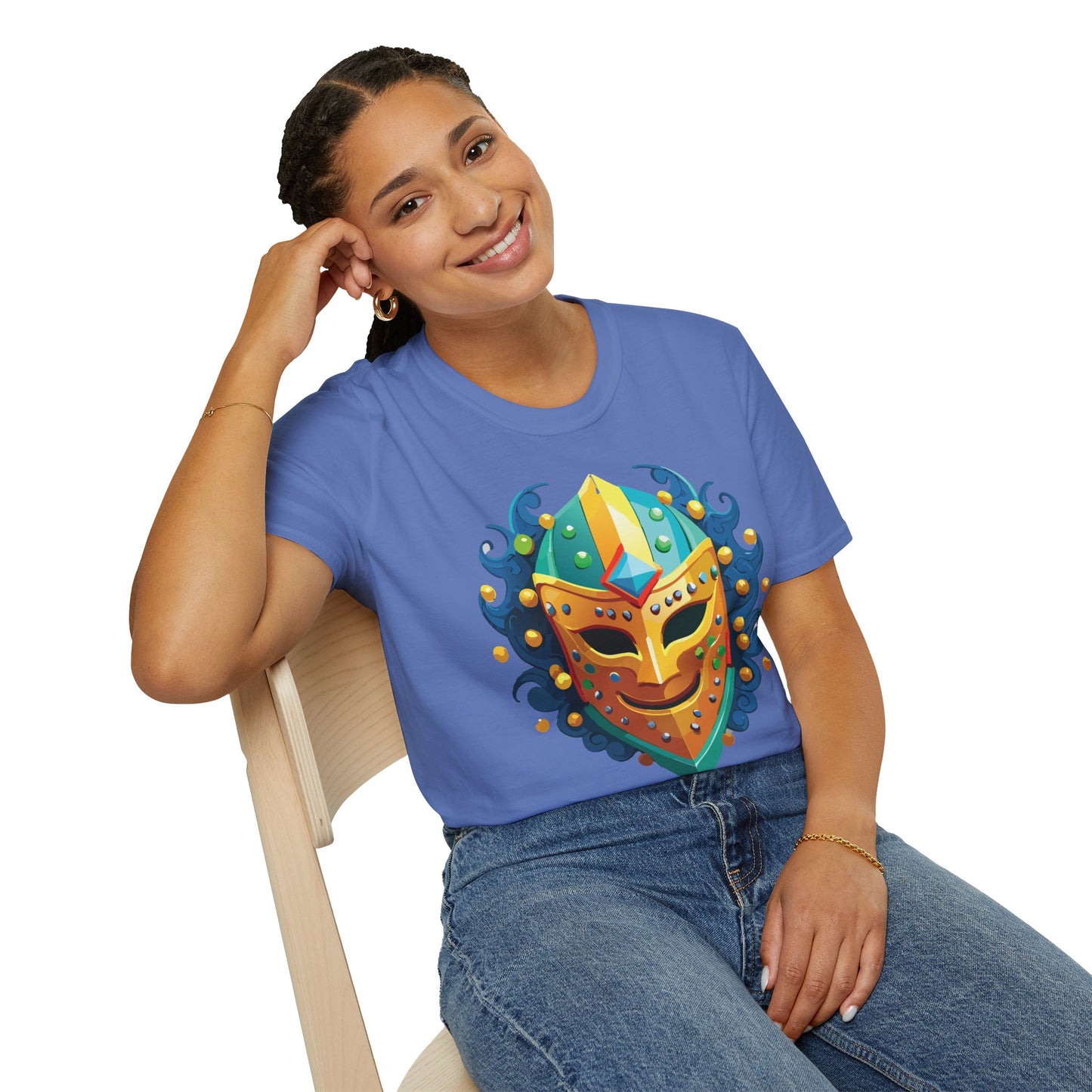 Mask Tee Shirt, Mask Shirt, Shirt with Mask, Masquerade Tees