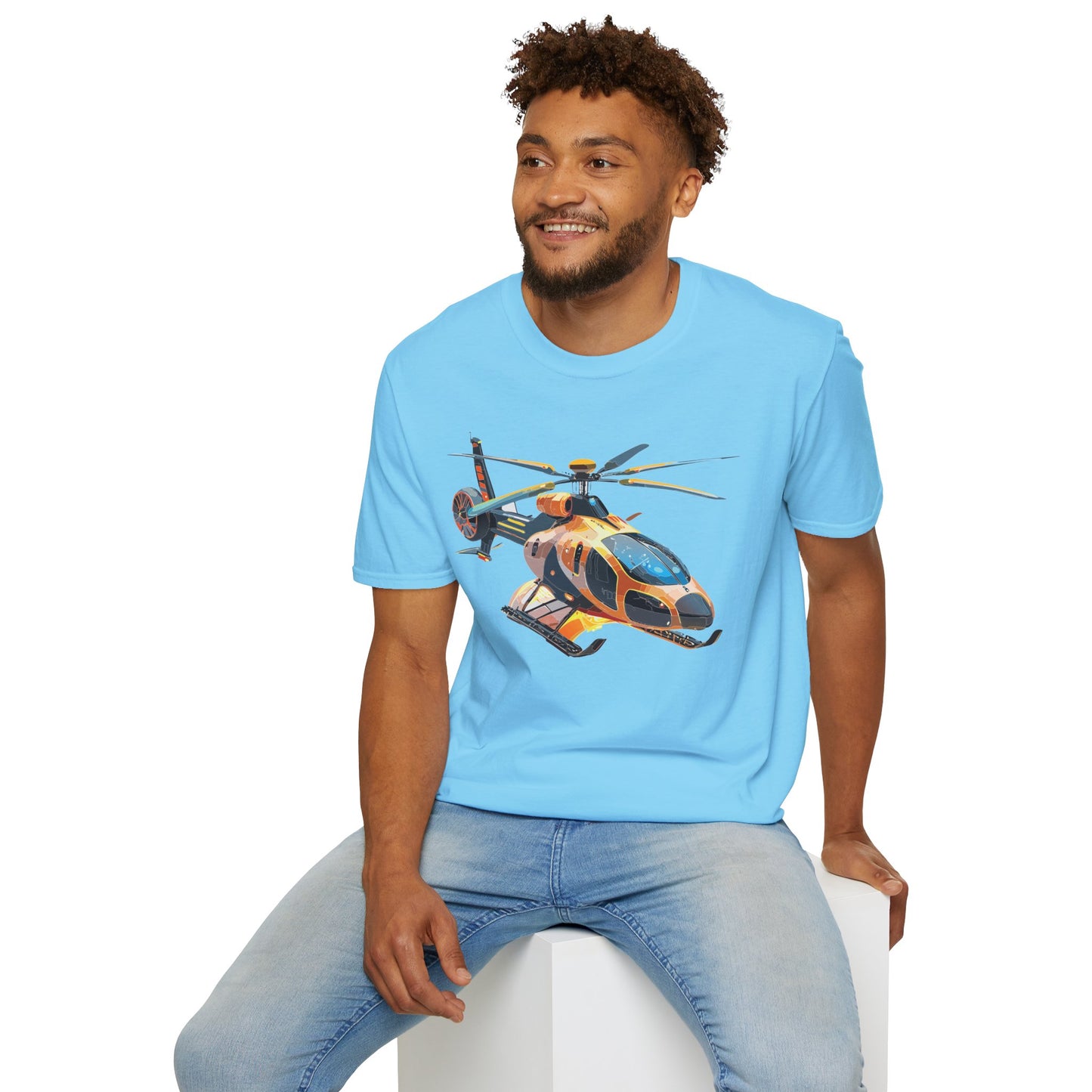 Chopper Shirt, Helicopter Shirt, Shirt with Helicopter, T Shirt with Chopper