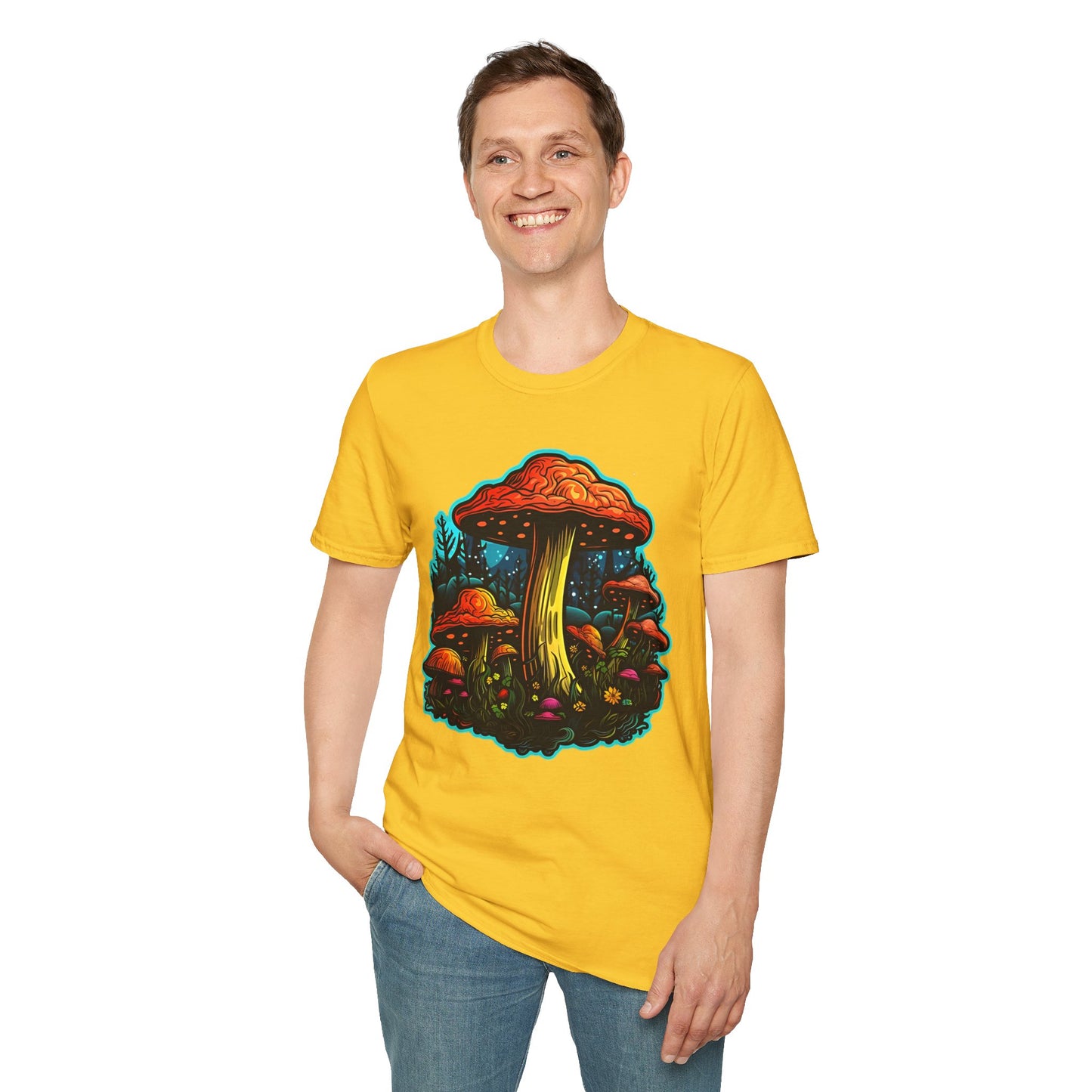 Mashroom Tee Shirt, Mashroom Shirt, Shirt with Funny Mashroom, Shirt with Fungus