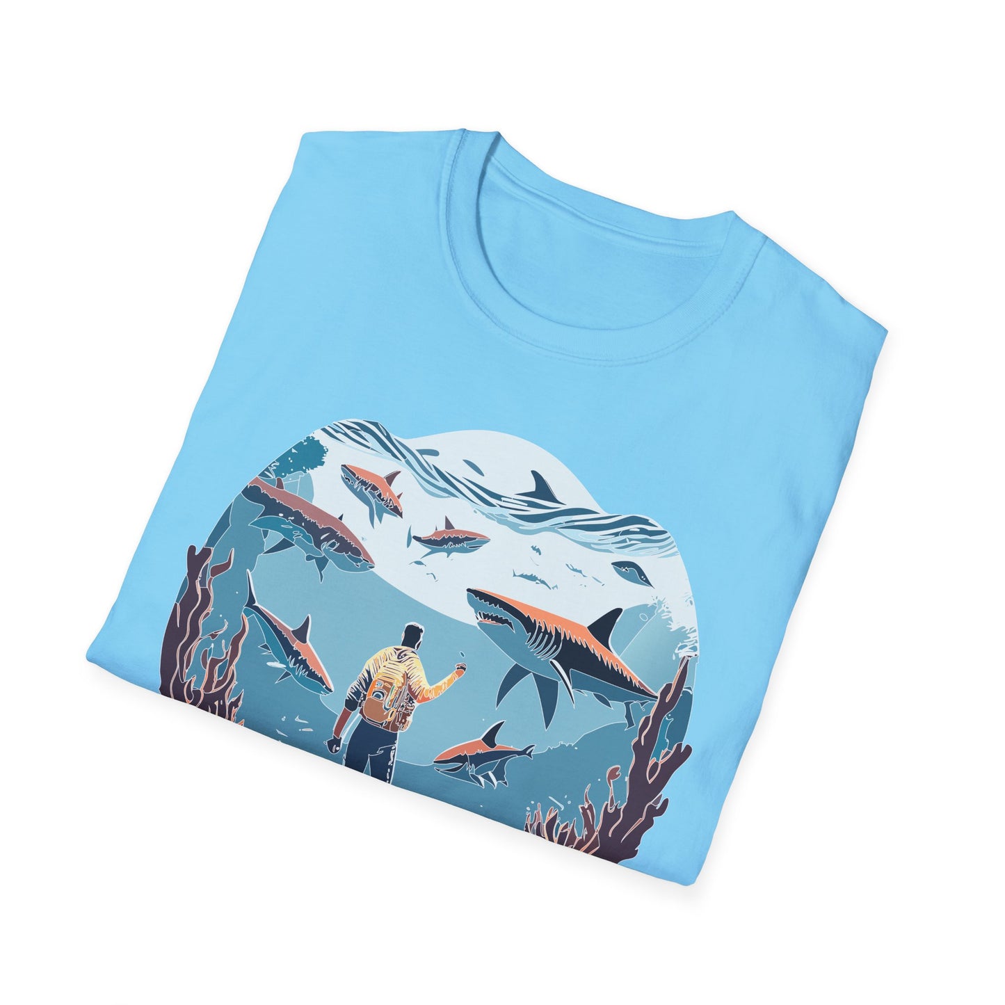Ocean Tee Shirt, Ocean Shirt, Shirt with Ocean, U boat Tees, Shirt with U-Boat
