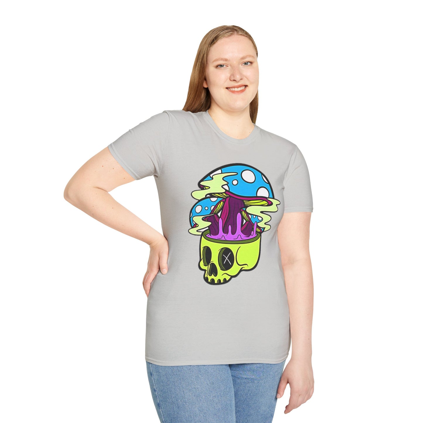 Skull Tee Shirt, Skeleton Shirt, Shirt with Skull, Shirt with Skeleton