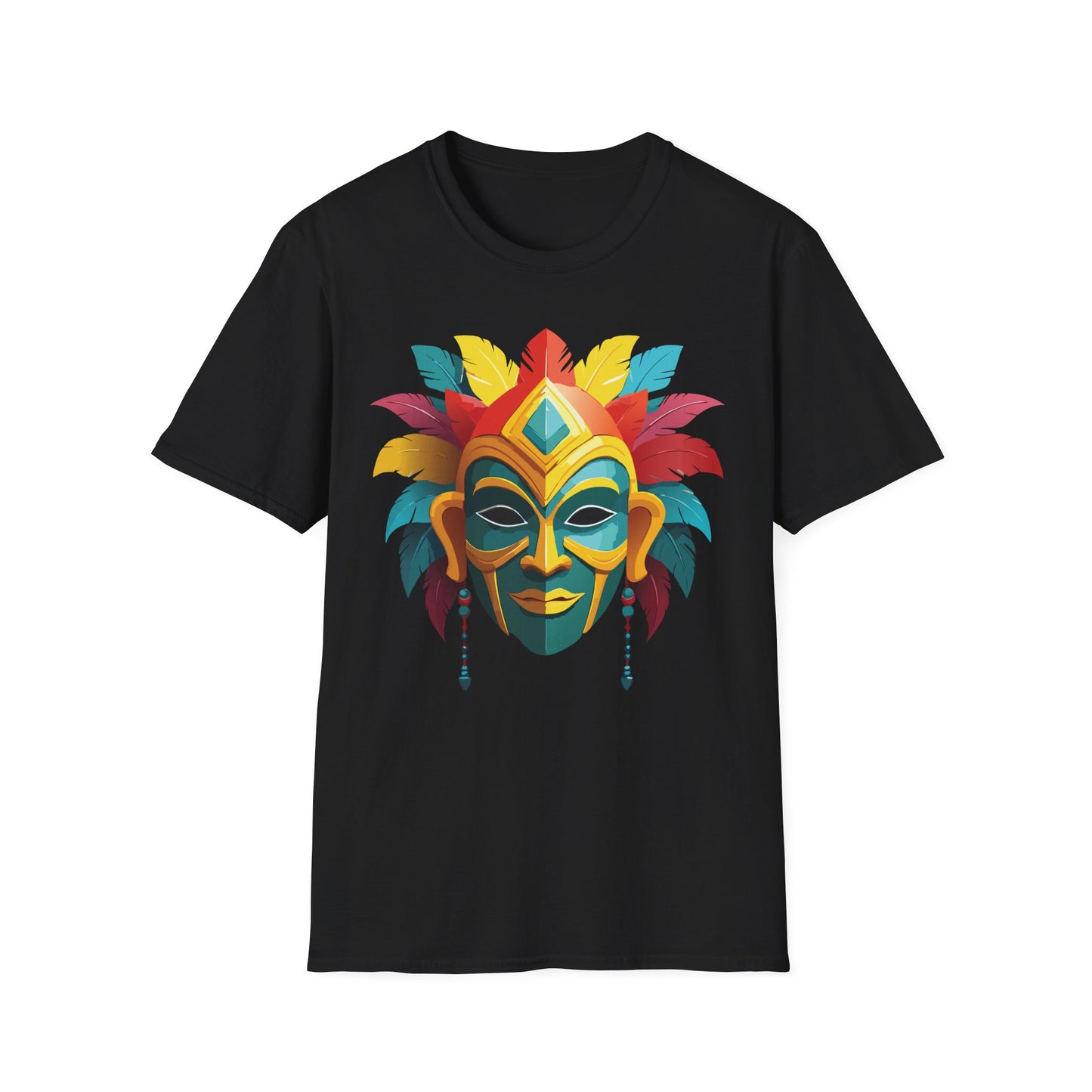 Mask Tee Shirt, Mask Shirt, Shirt with Mask, Masquerade Tees