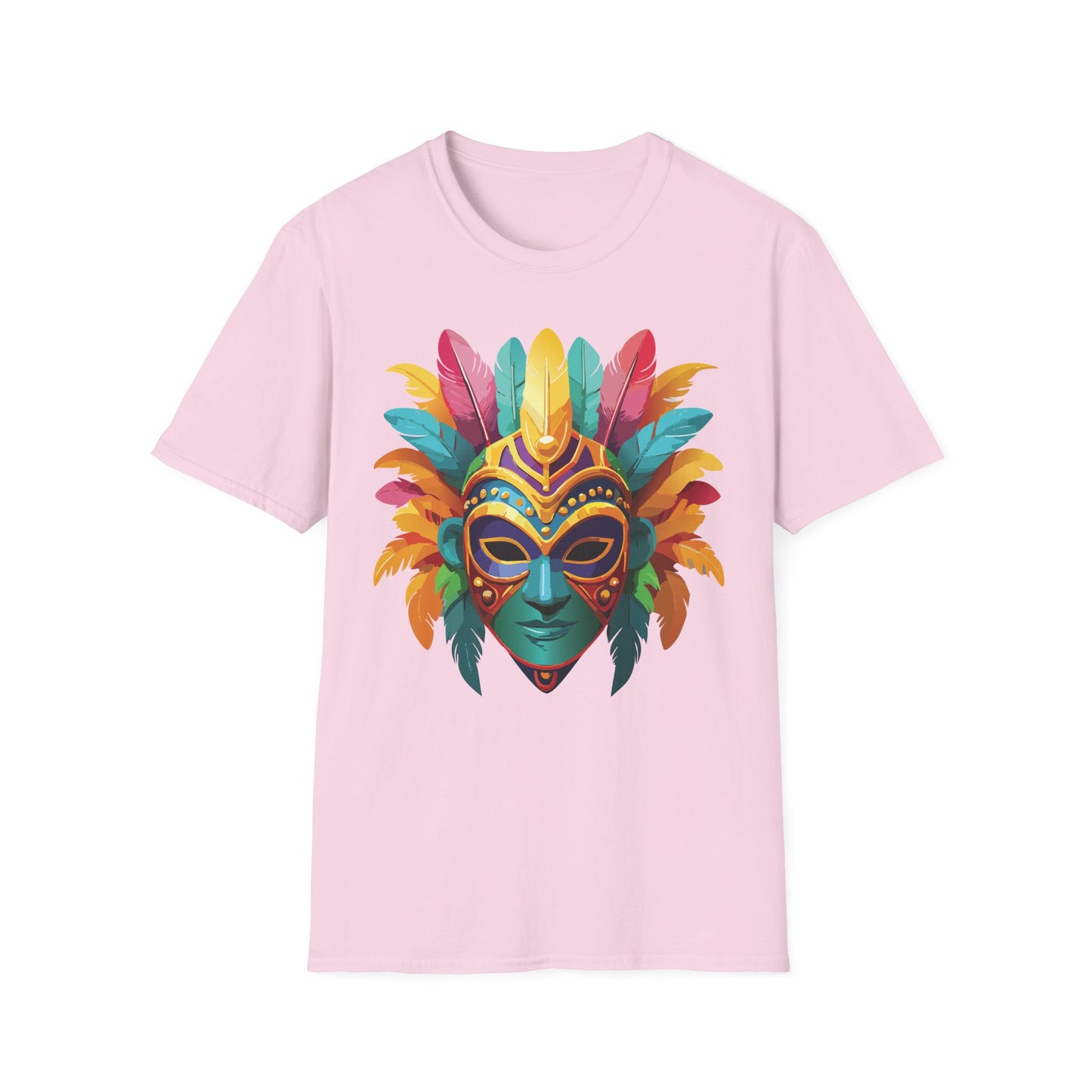Mask Tee Shirt, Mask Shirt, Shirt with Mask, Masquerade Tees
