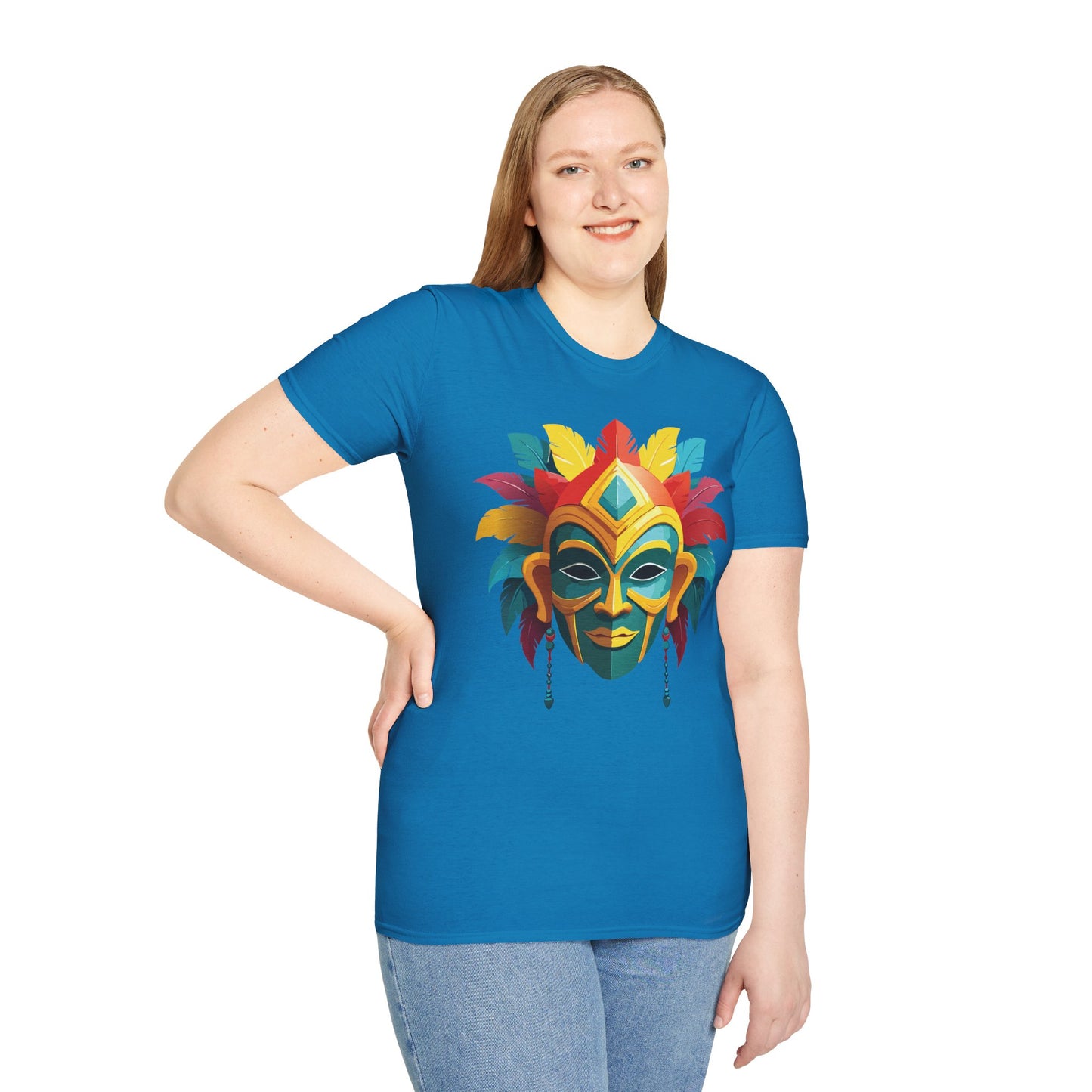 Mask Tee Shirt, Mask Shirt, Shirt with Mask, Masquerade Tees