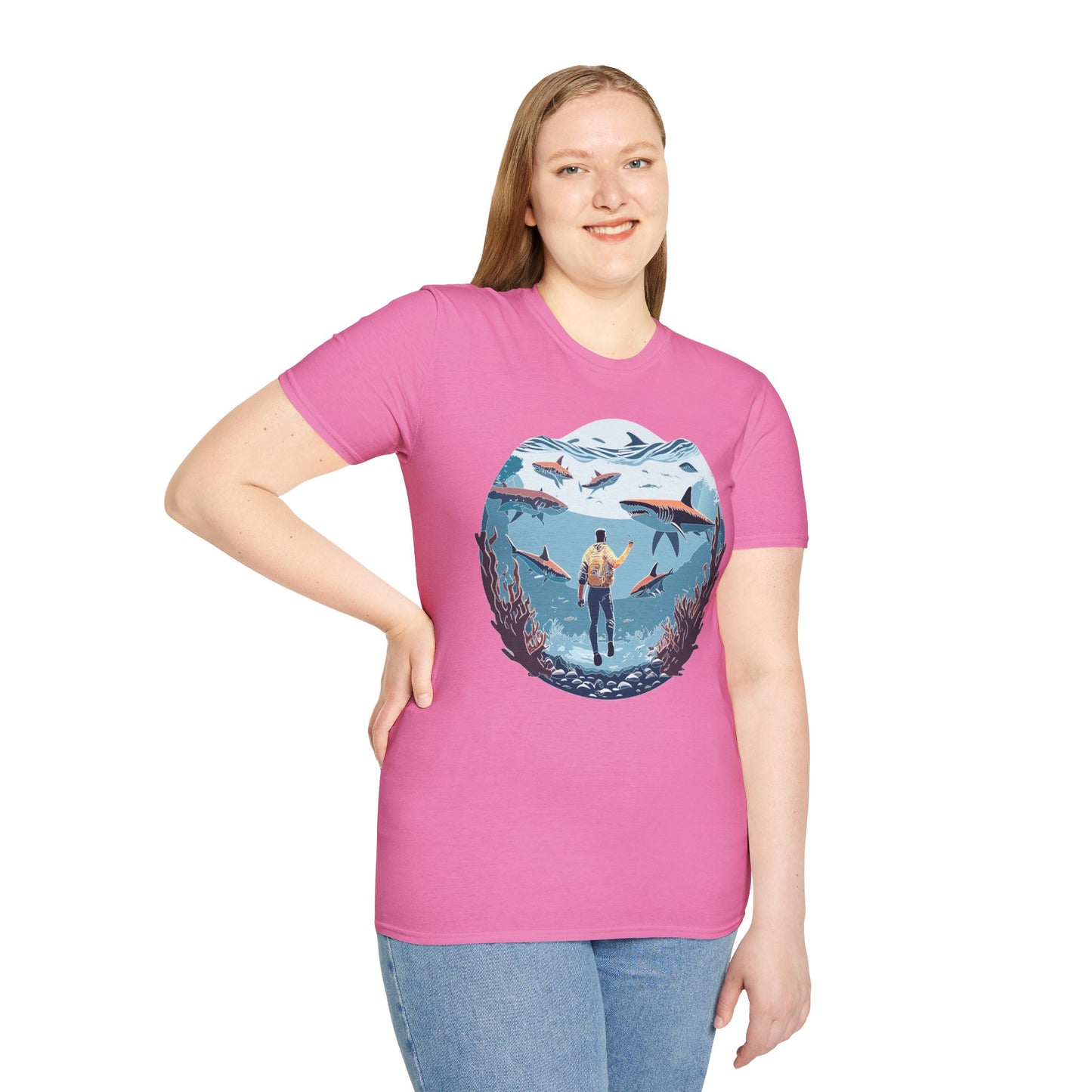 Ocean Tee Shirt, Ocean Shirt, Shirt with Ocean, U boat Tees, Shirt with U-Boat