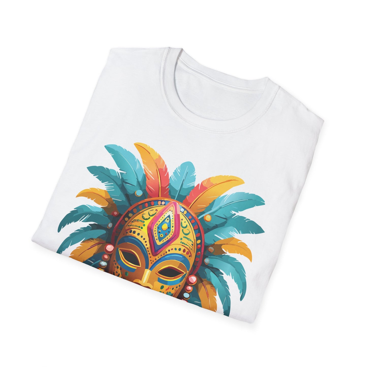 Mask Tee Shirt, Mask Shirt, Shirt with Mask, Masquerade Tees