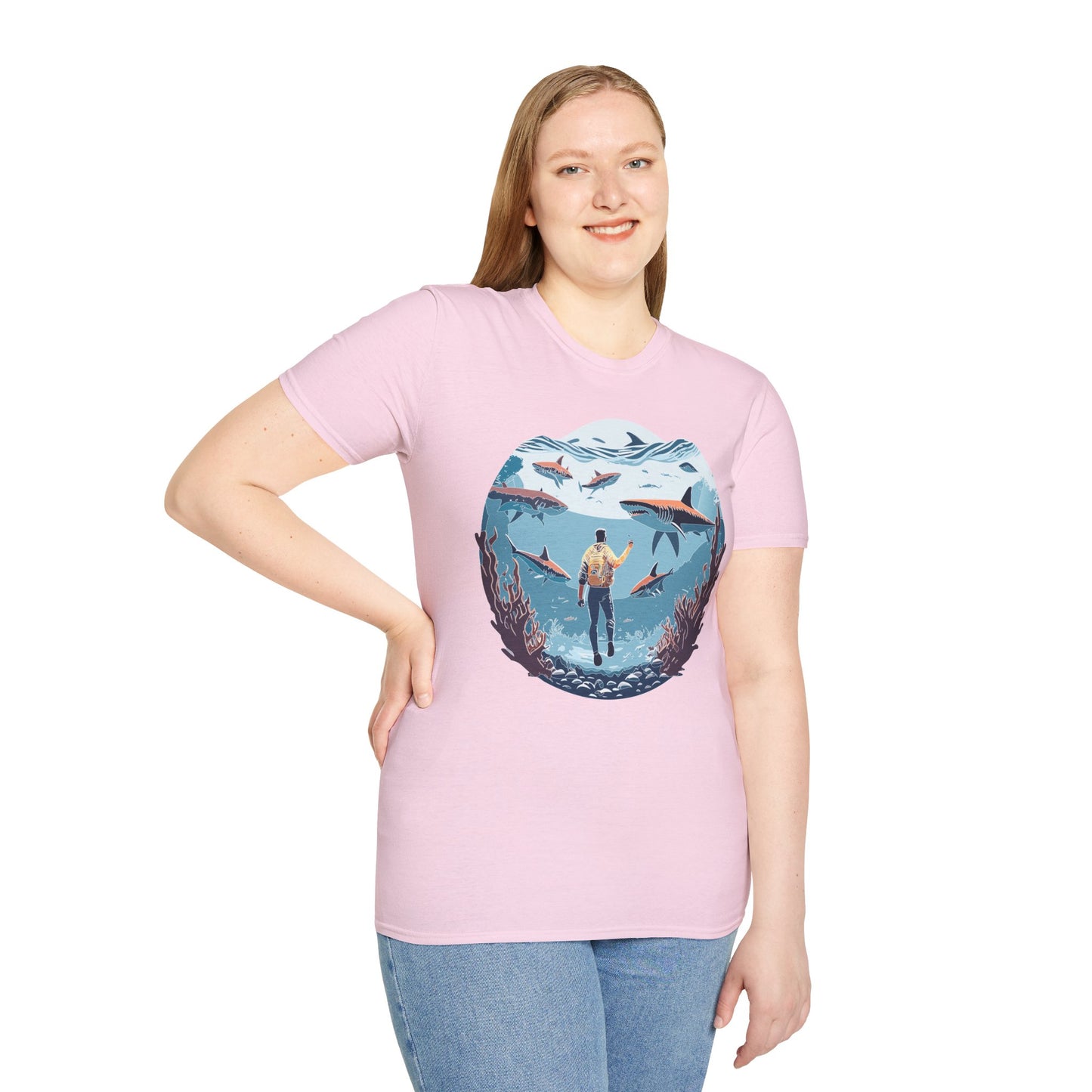 Ocean Tee Shirt, Ocean Shirt, Shirt with Ocean, U boat Tees, Shirt with U-Boat