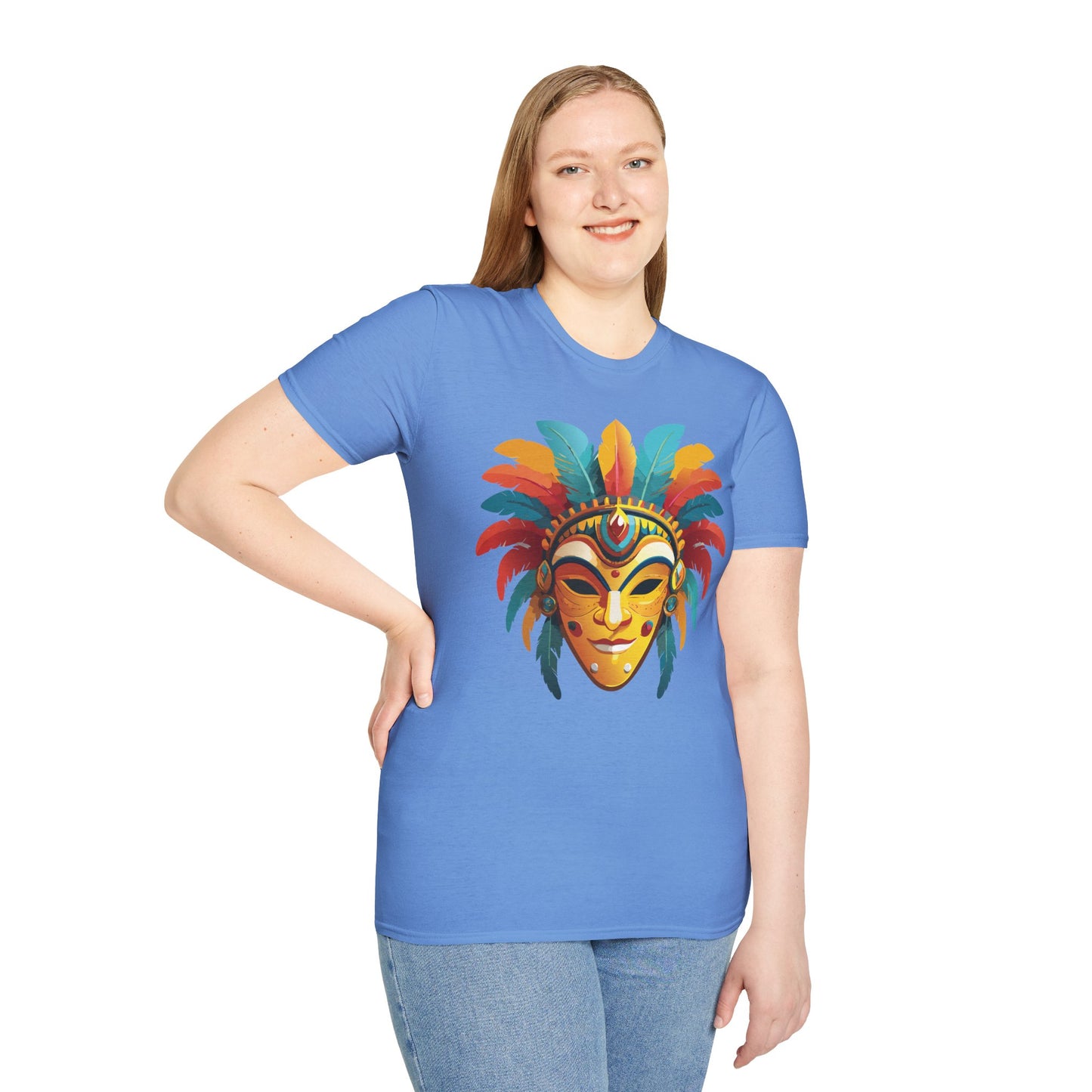 Mask Tee Shirt, Mask Shirt, Shirt with Mask, Masquerade Tees