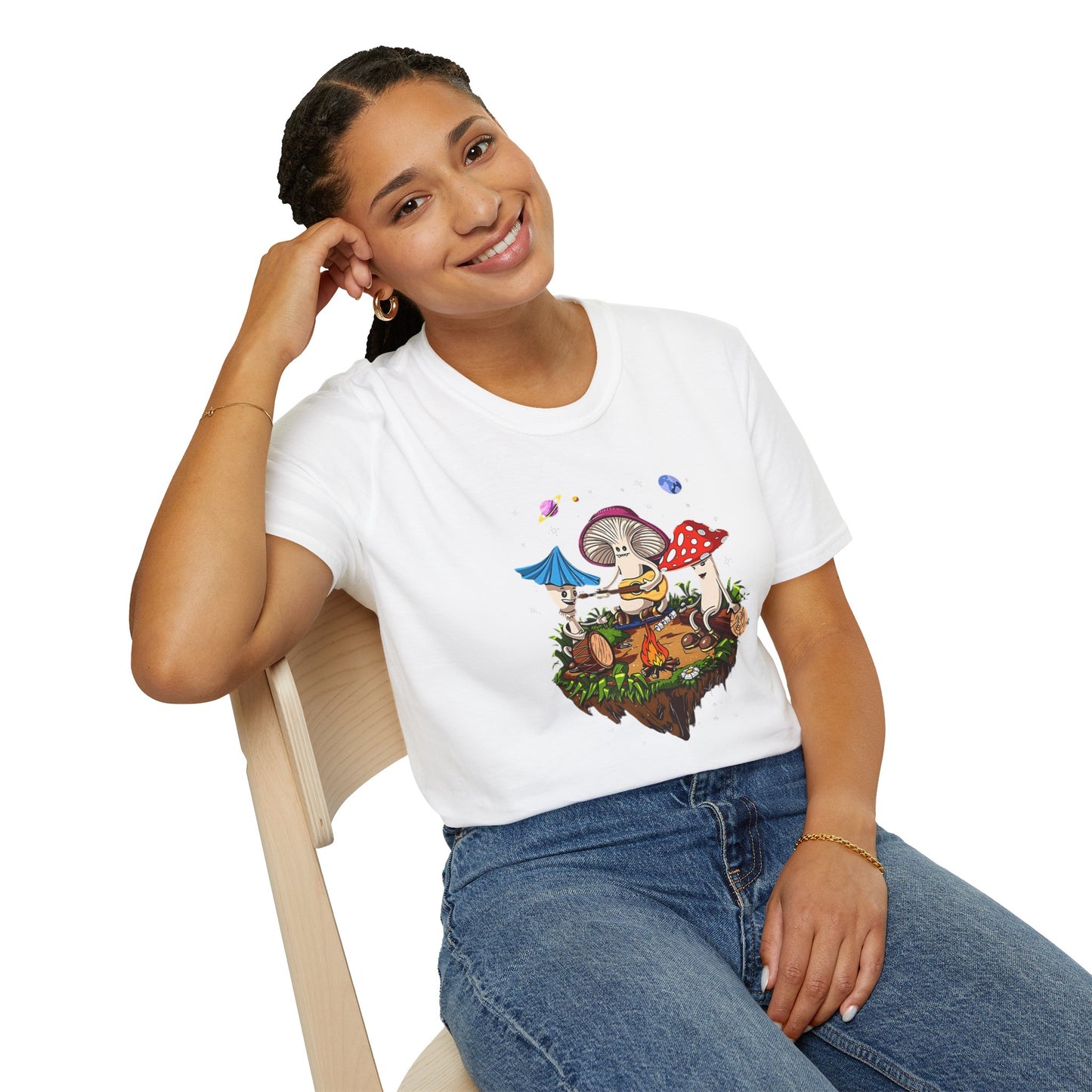 Mashroom Tee Shirt, Mashroom Shirt, Shirt with Funny Mashroom, Shirt with Fungus