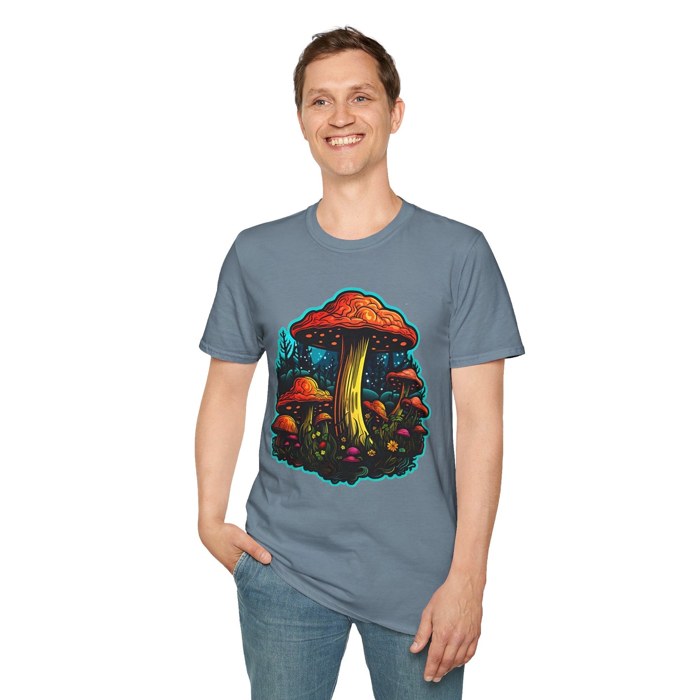 Mashroom Tee Shirt, Mashroom Shirt, Shirt with Funny Mashroom, Shirt with Fungus