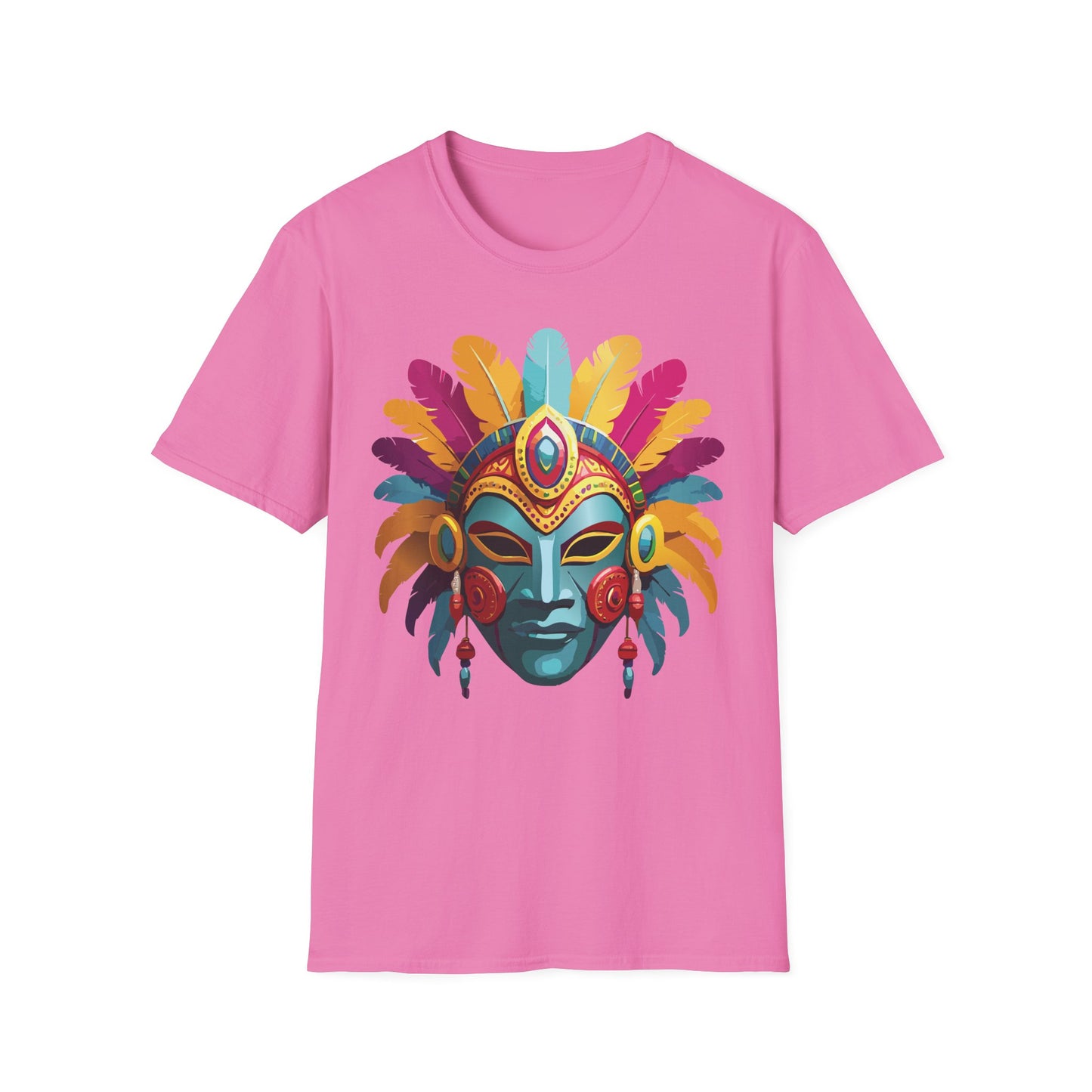 Mask Tee Shirt, Mask Shirt, Shirt with Mask, Masquerade Tees