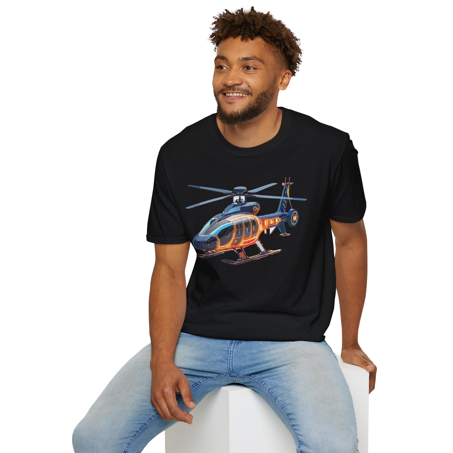 Chopper Shirt, Helicopter Shirt, Shirt with Helicopter, T Shirt with Chopper